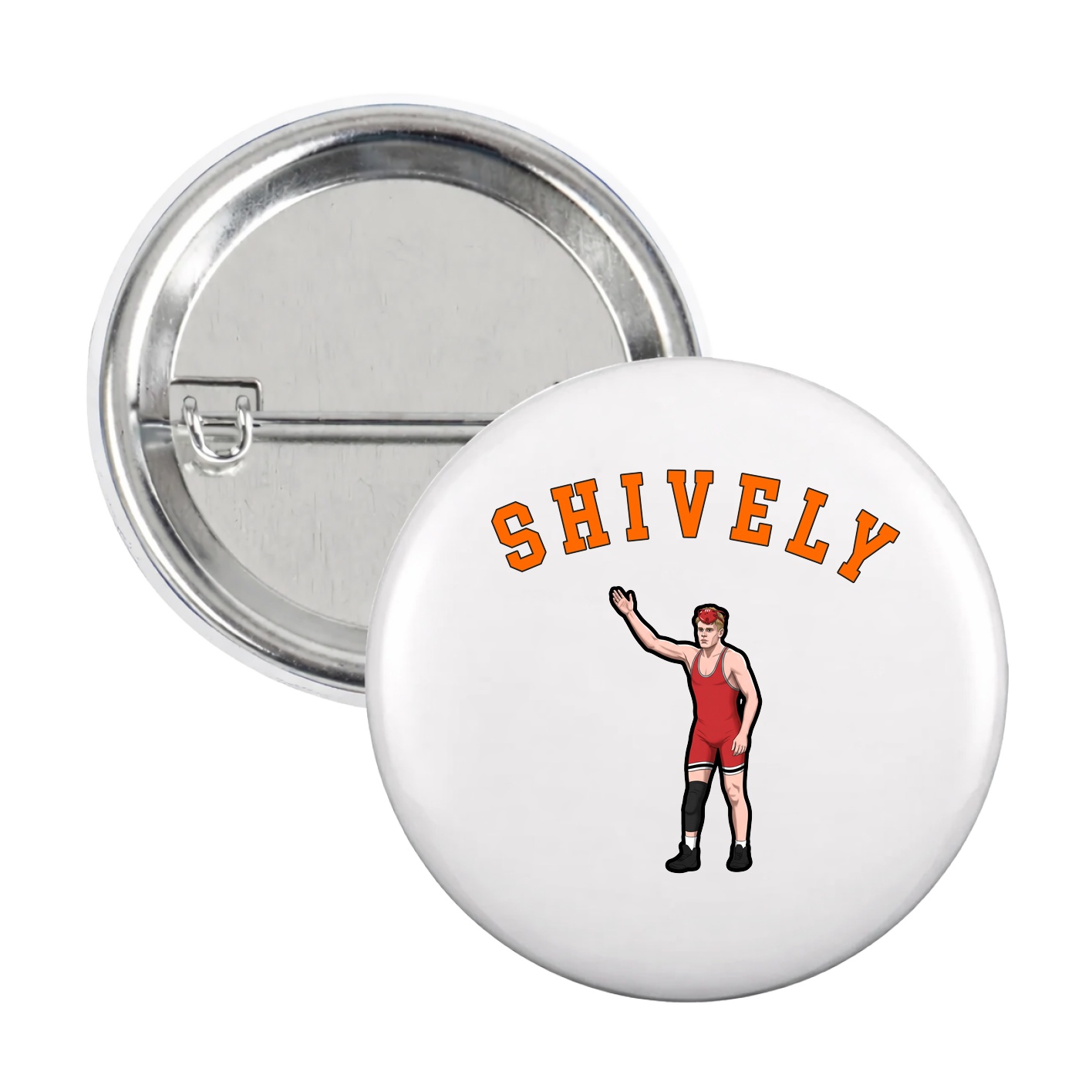 Game Day Button — Shirsey Arch in White
