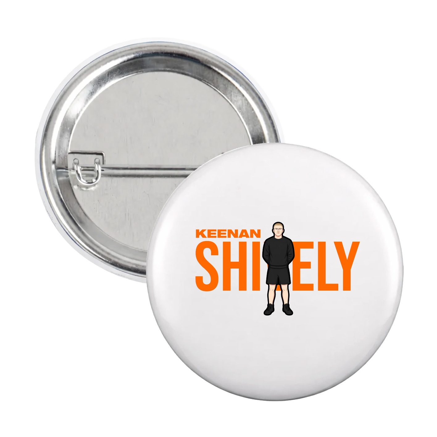 Game Day Button — Player Name in White