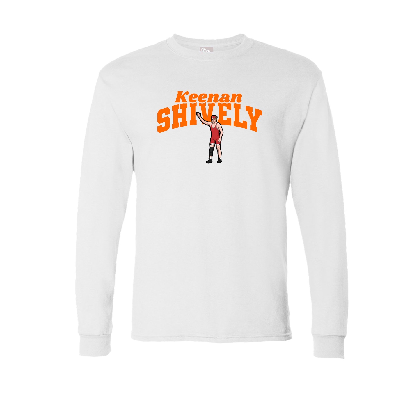 Long Sleeve Tee — Signature Arch in White
