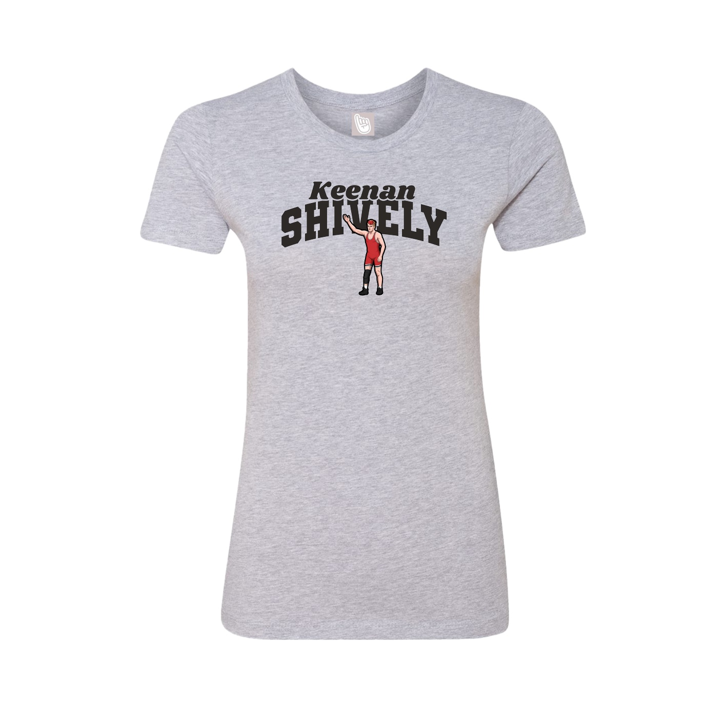 Womens Tee — Signature Arch in Grey