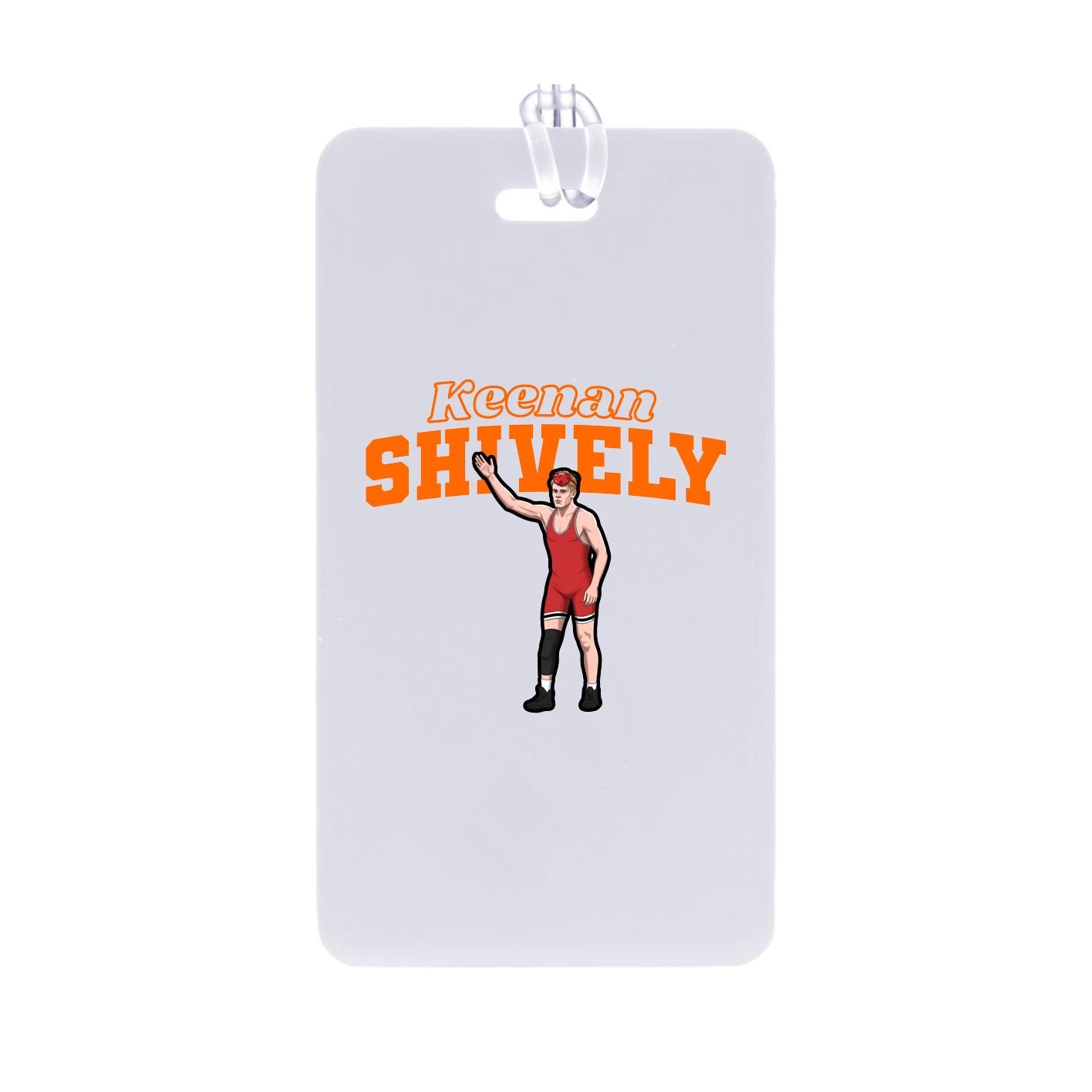 Bag Tag — Name Arch in Classic