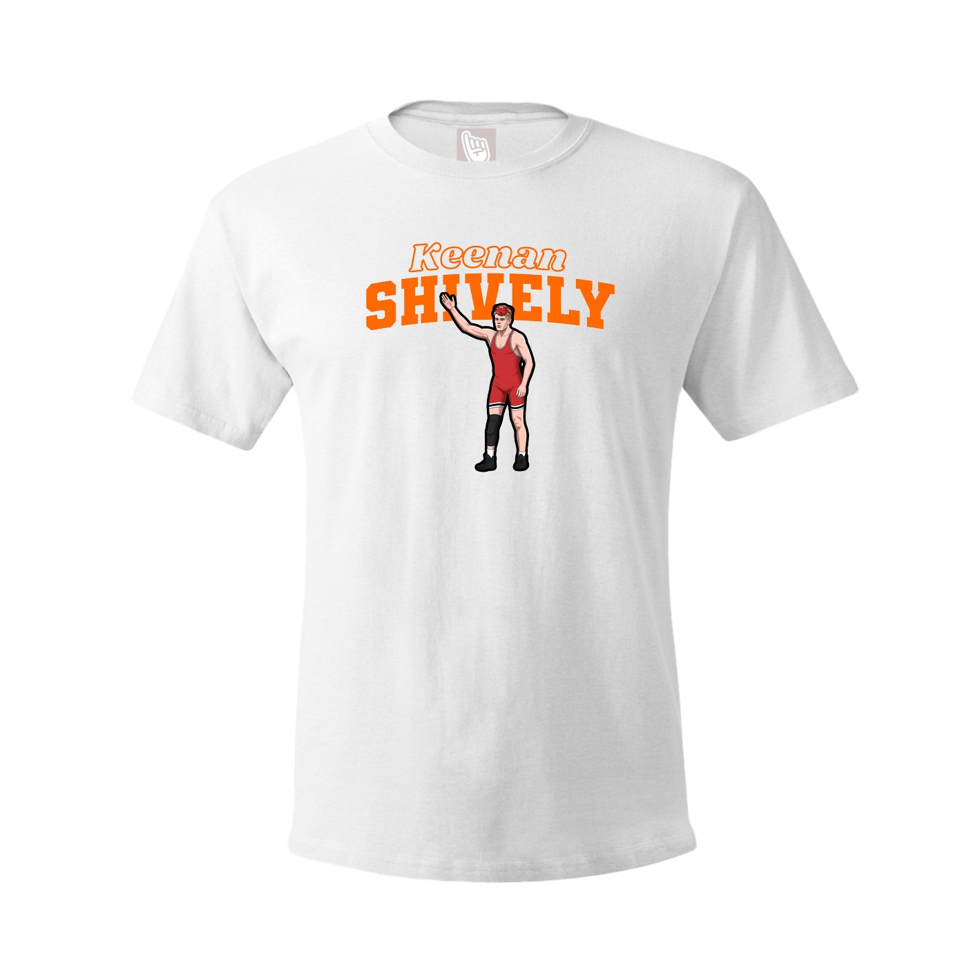 Tee — Name Arch in White
