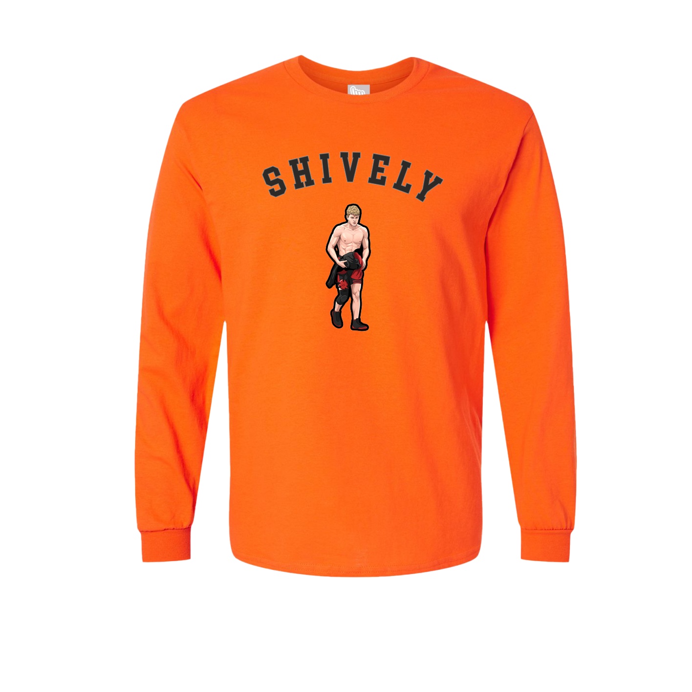 Long Sleeve Tee — Shirsey Arch in Orange
