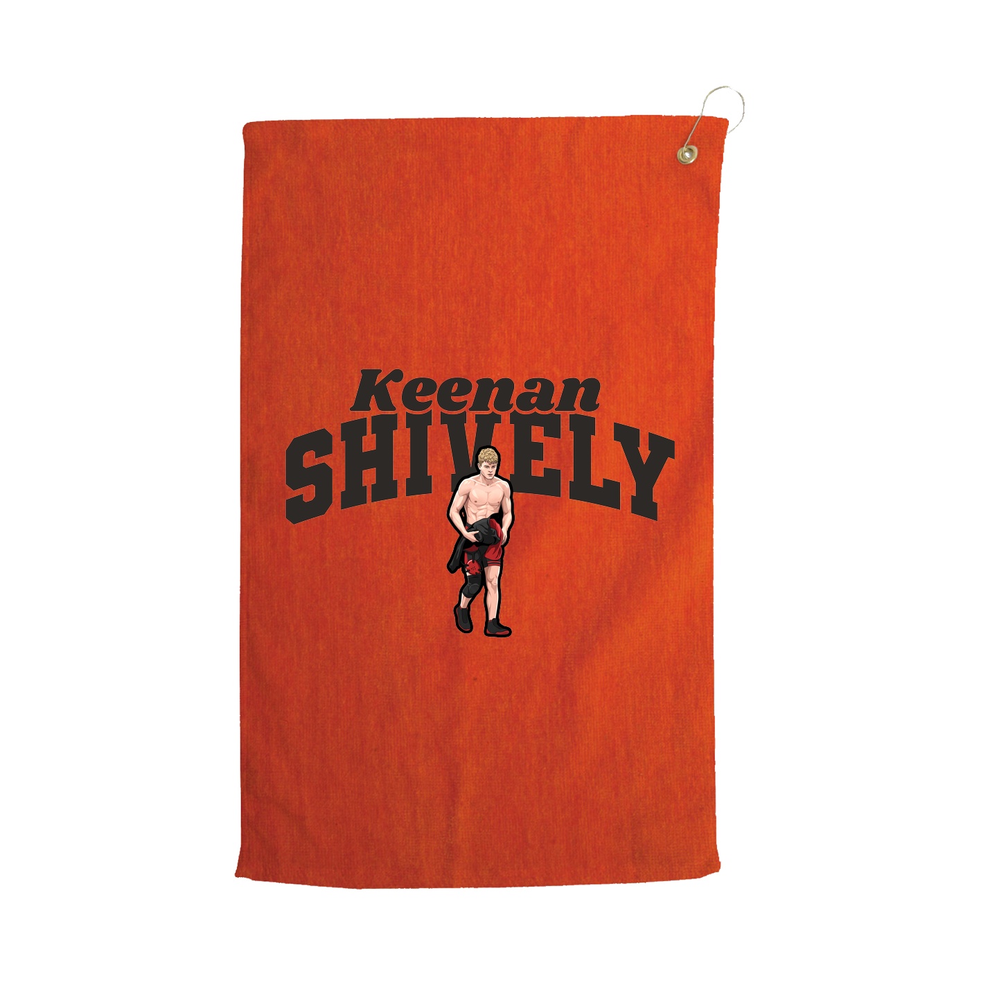 Golf Towel — Signature Arch in Orange