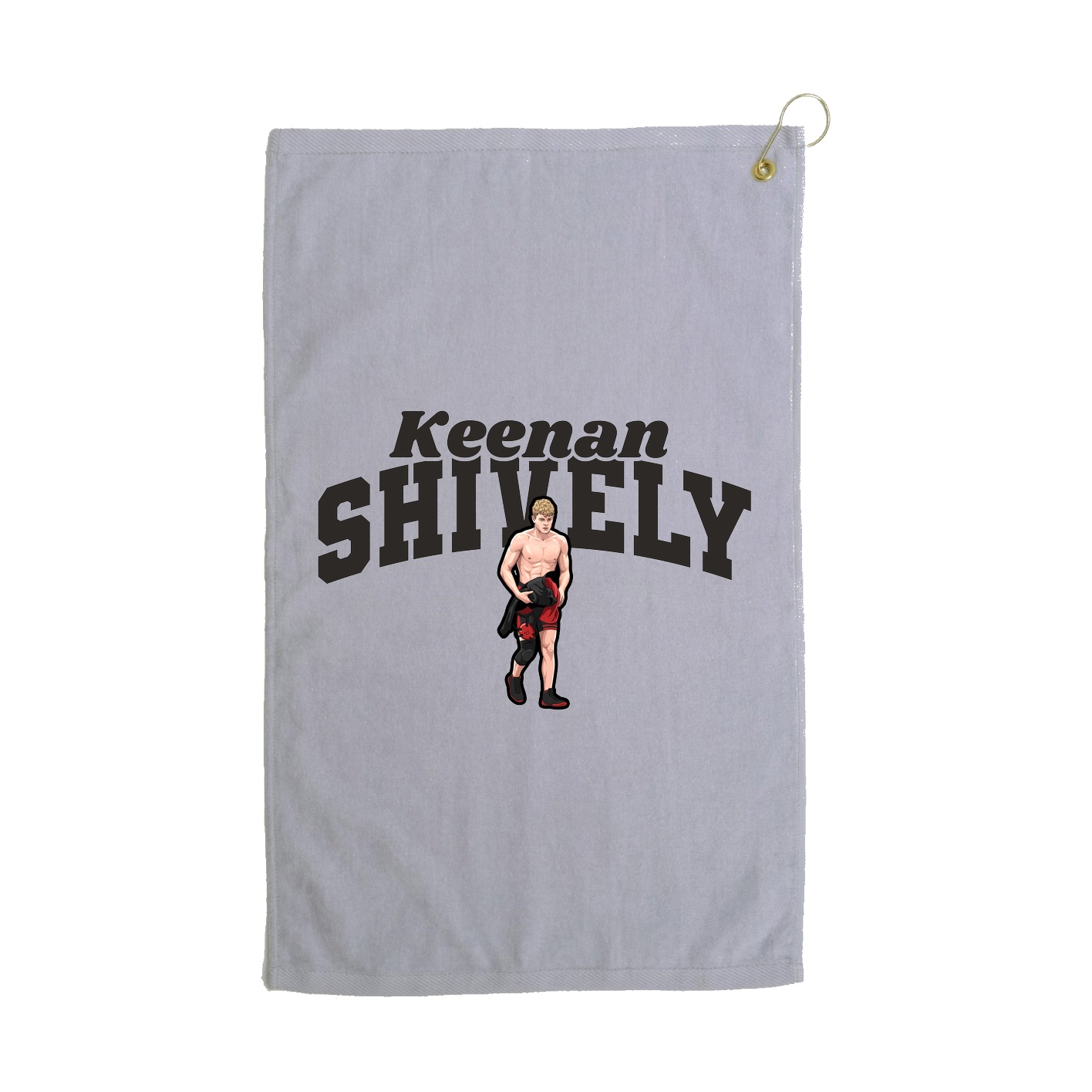 Golf Towel — Signature Arch in Grey