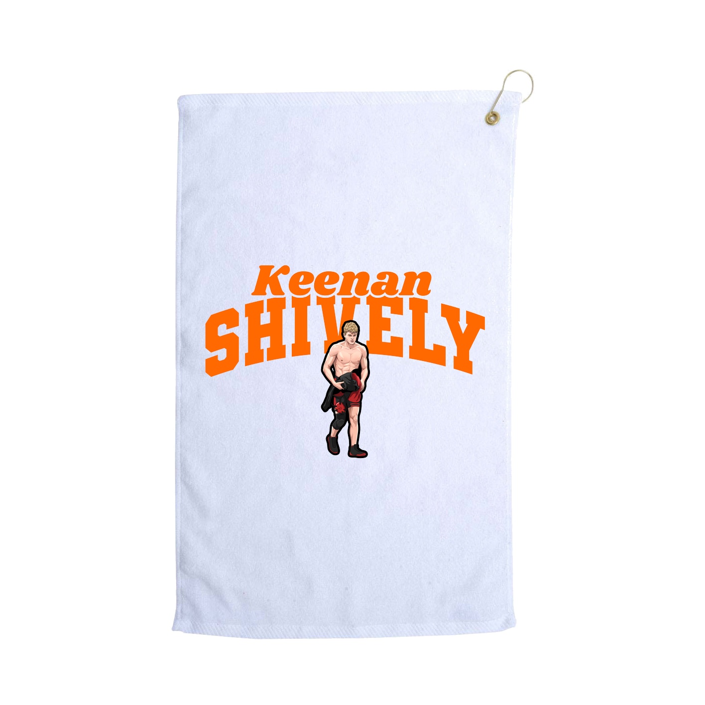 Golf Towel — Signature Arch in White