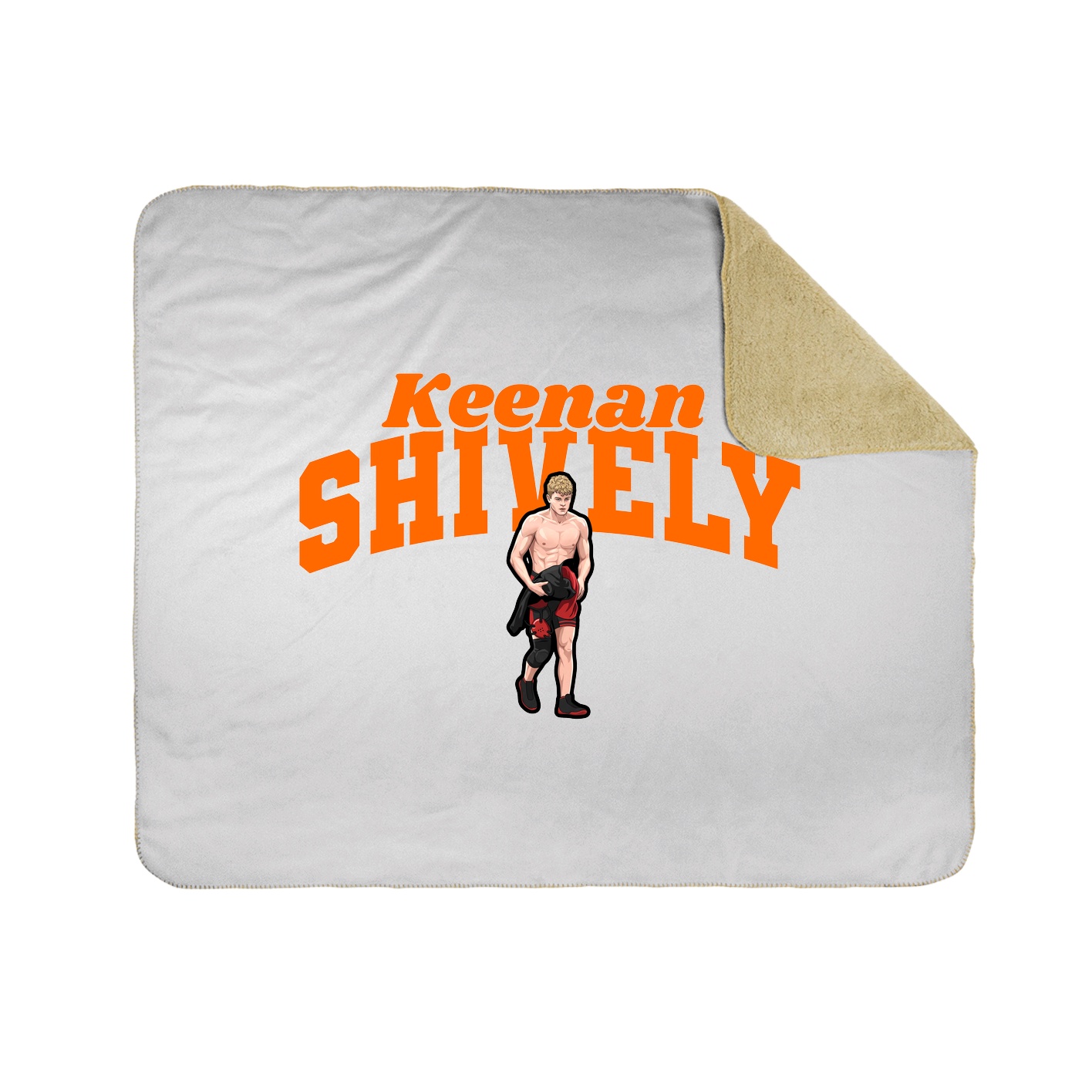 Throw Blanket — Signature Arch in White