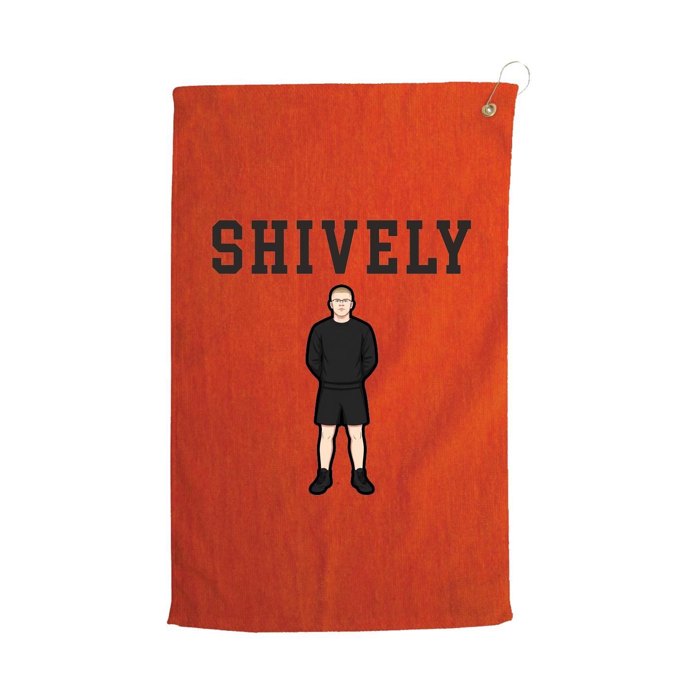 Golf Towel — Shirsey in Orange
