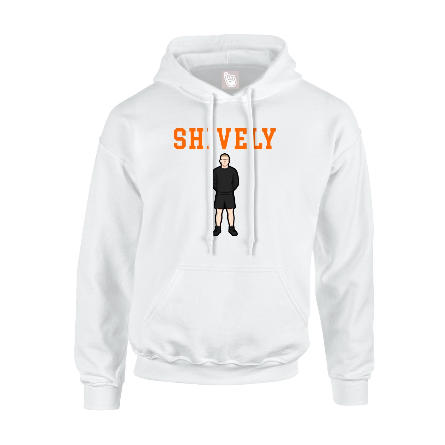 Hoodie — Shirsey in White