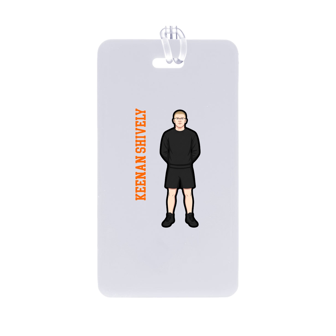 Bag Tag — Name Vertical in Classic