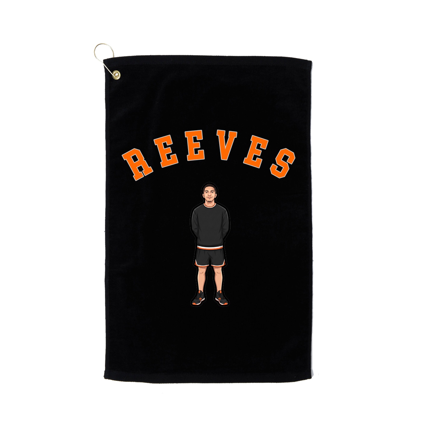Golf Towel — Shirsey Arch in Black
