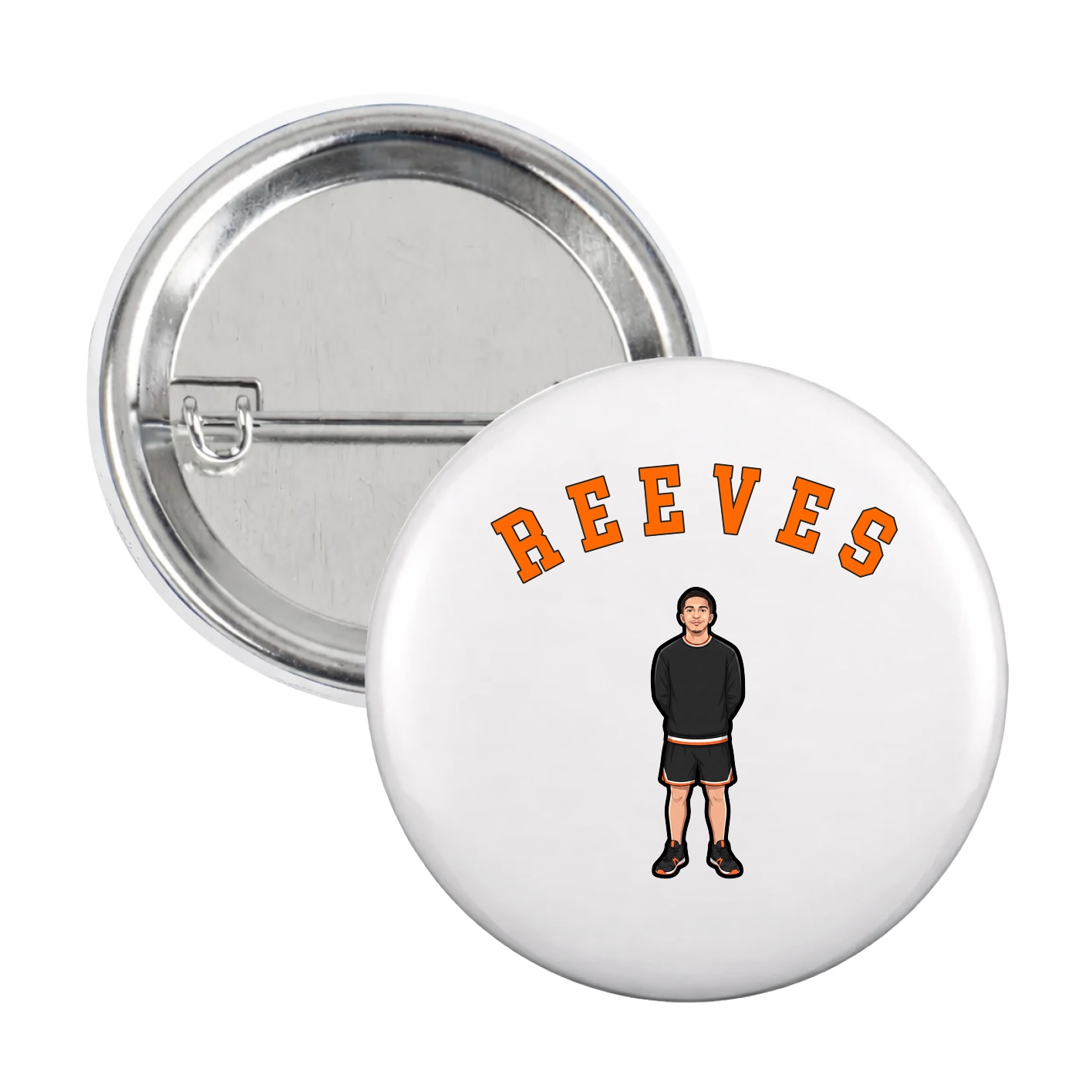 Game Day Button — Shirsey Arch in White