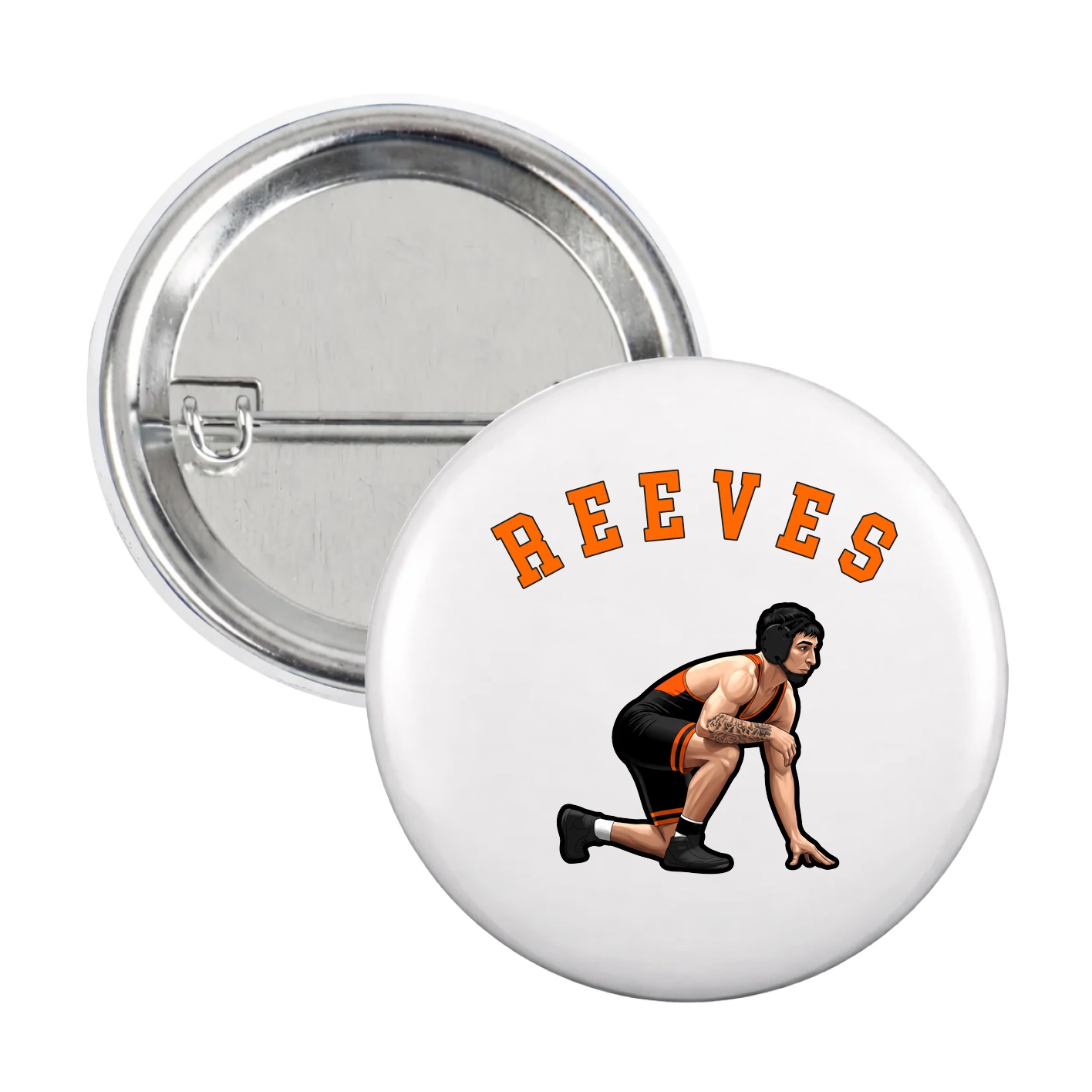 Game Day Button — Shirsey Arch in White