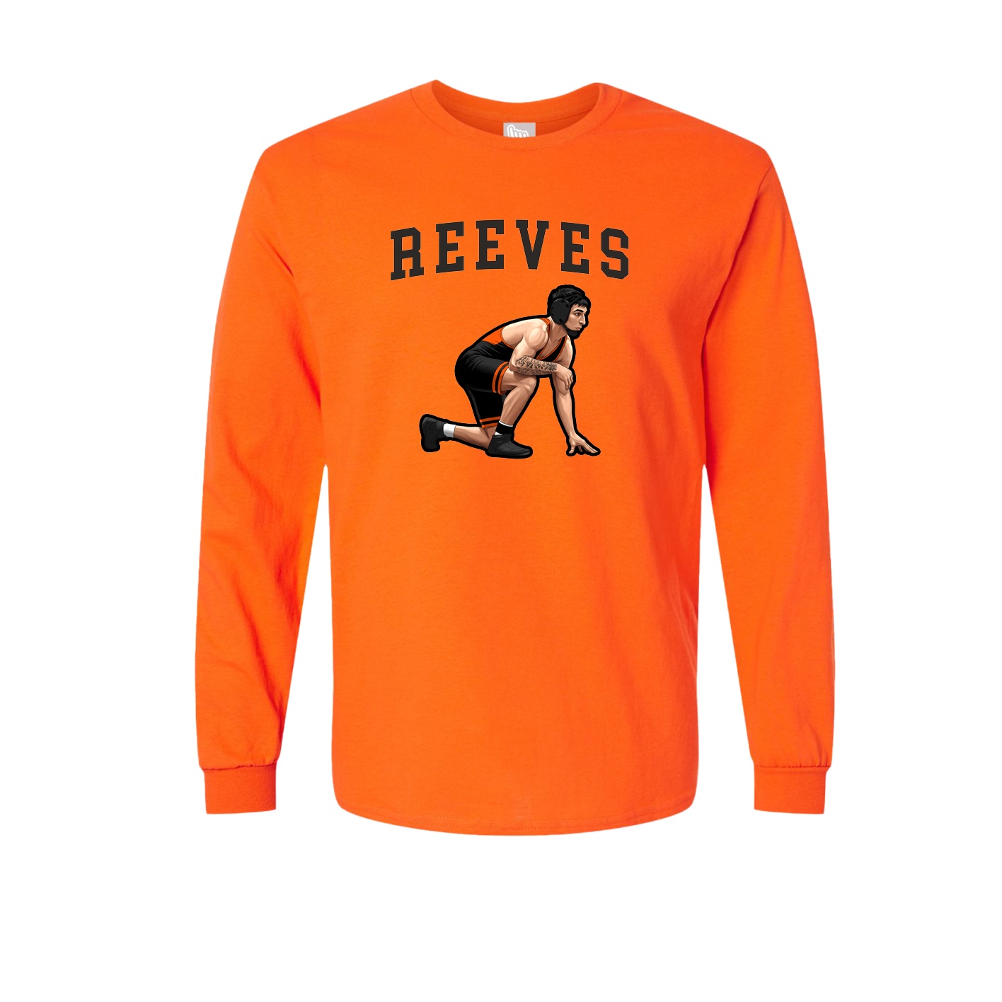 Long Sleeve Tee — Shirsey in Orange