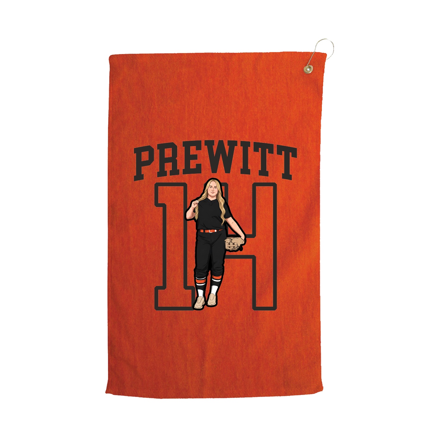 Golf Towel — Shirsey in Orange