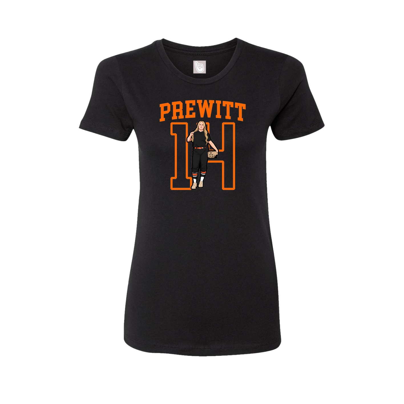Fitted Women's Tee — Shirsey in Black