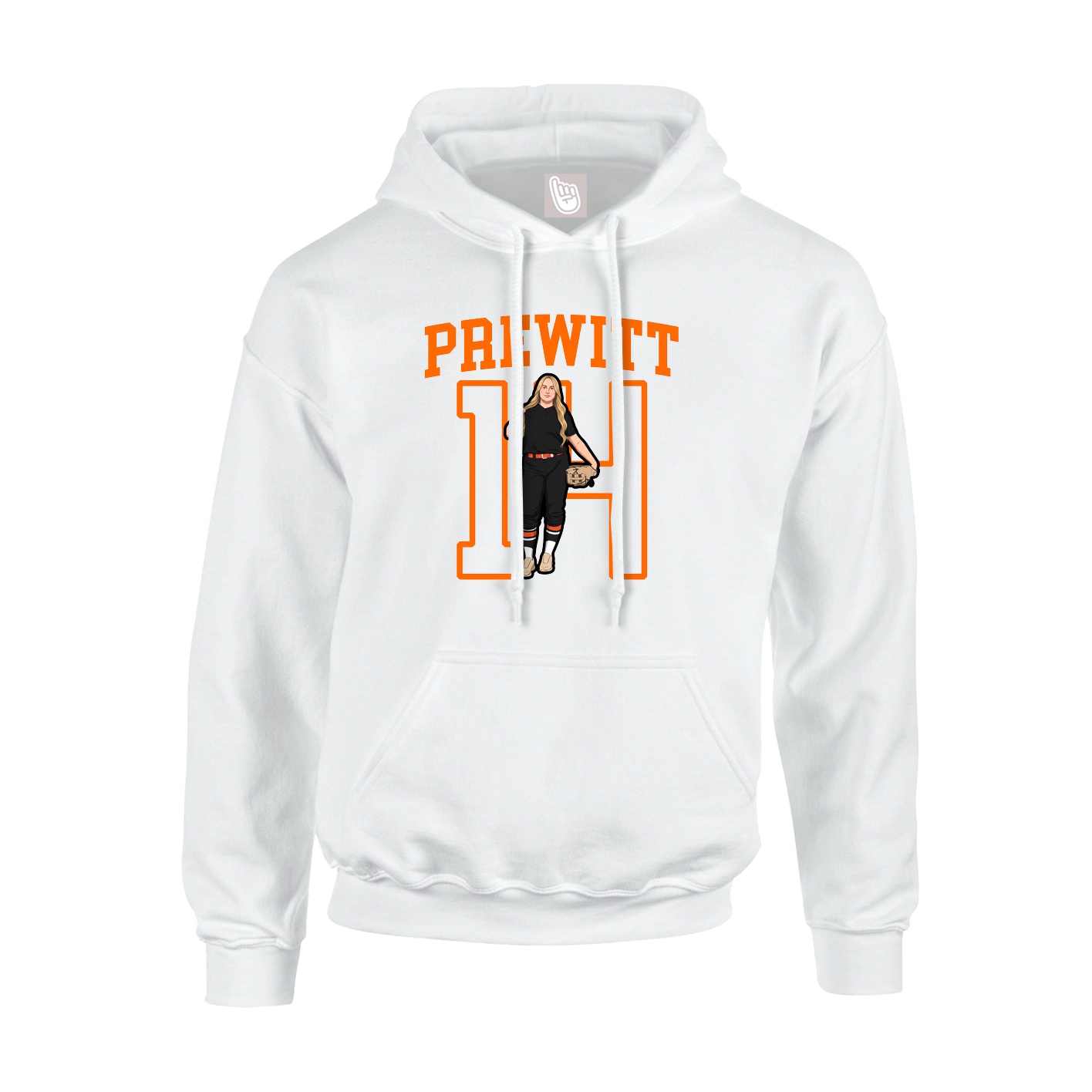 Hoodie — Shirsey in White