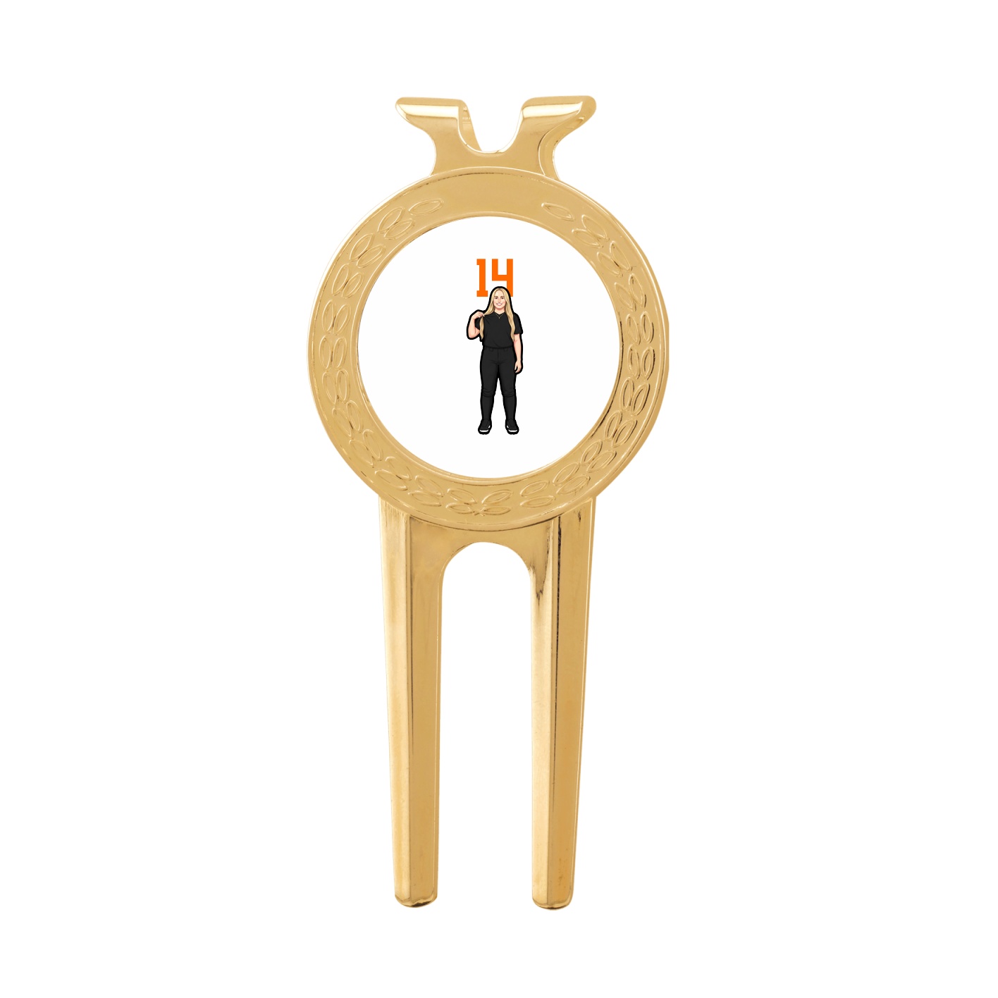Divot Tool with Ball Marker — Number Top in Classic