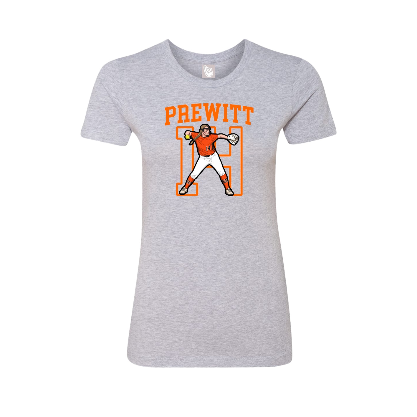 Fitted Women's Tee — Shirsey in Grey