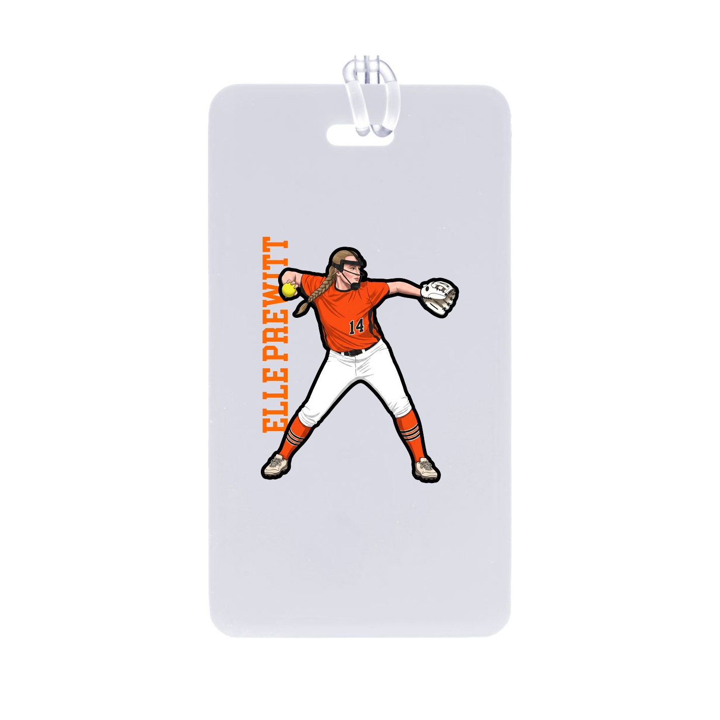 Bag Tag — Name Vertical in Classic