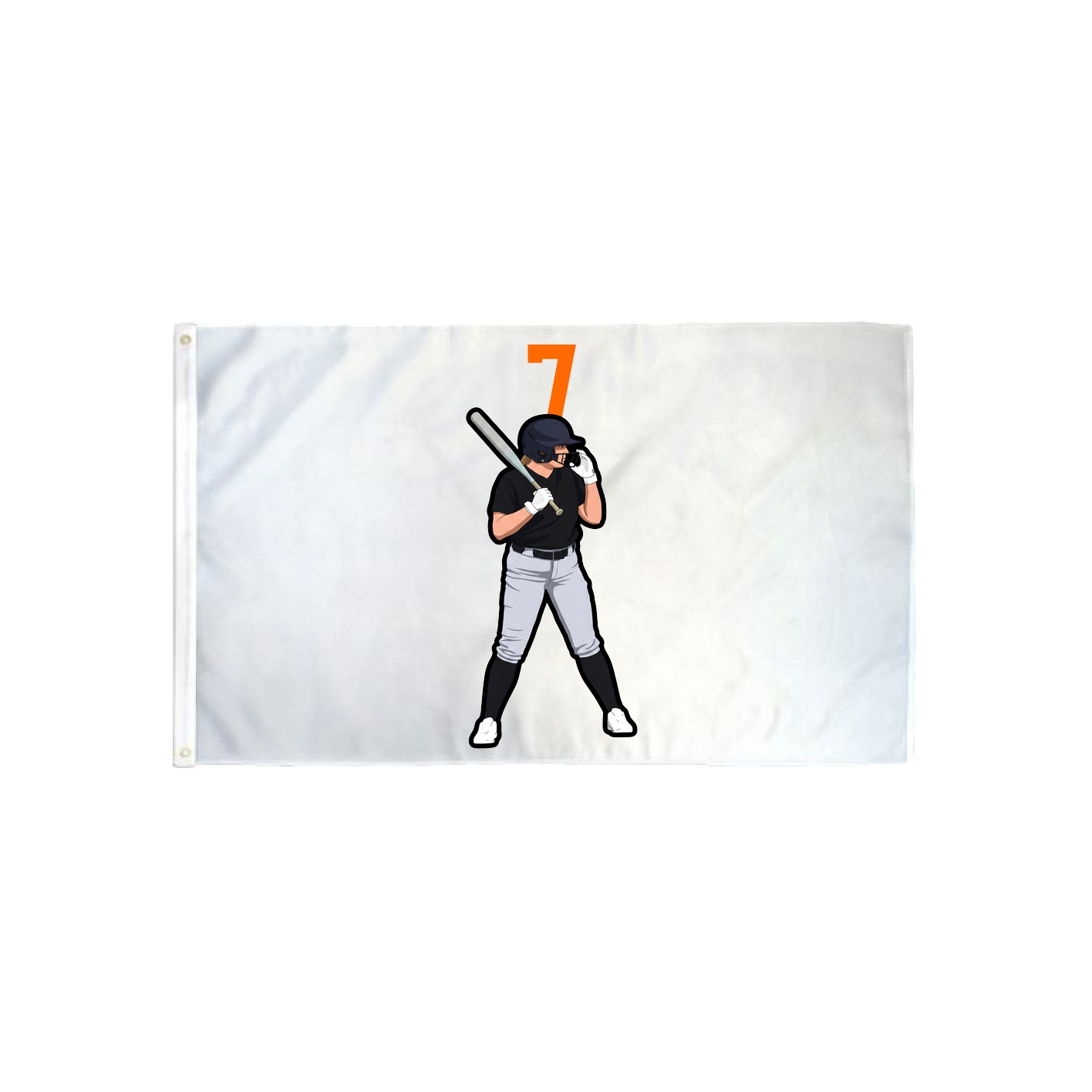 3x5 Flag — Number Top in Classic