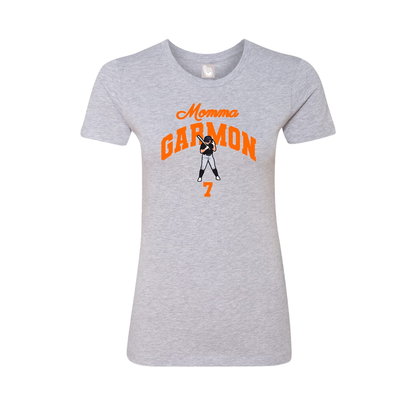 Womens Tee — Mothers Day Arch in Grey