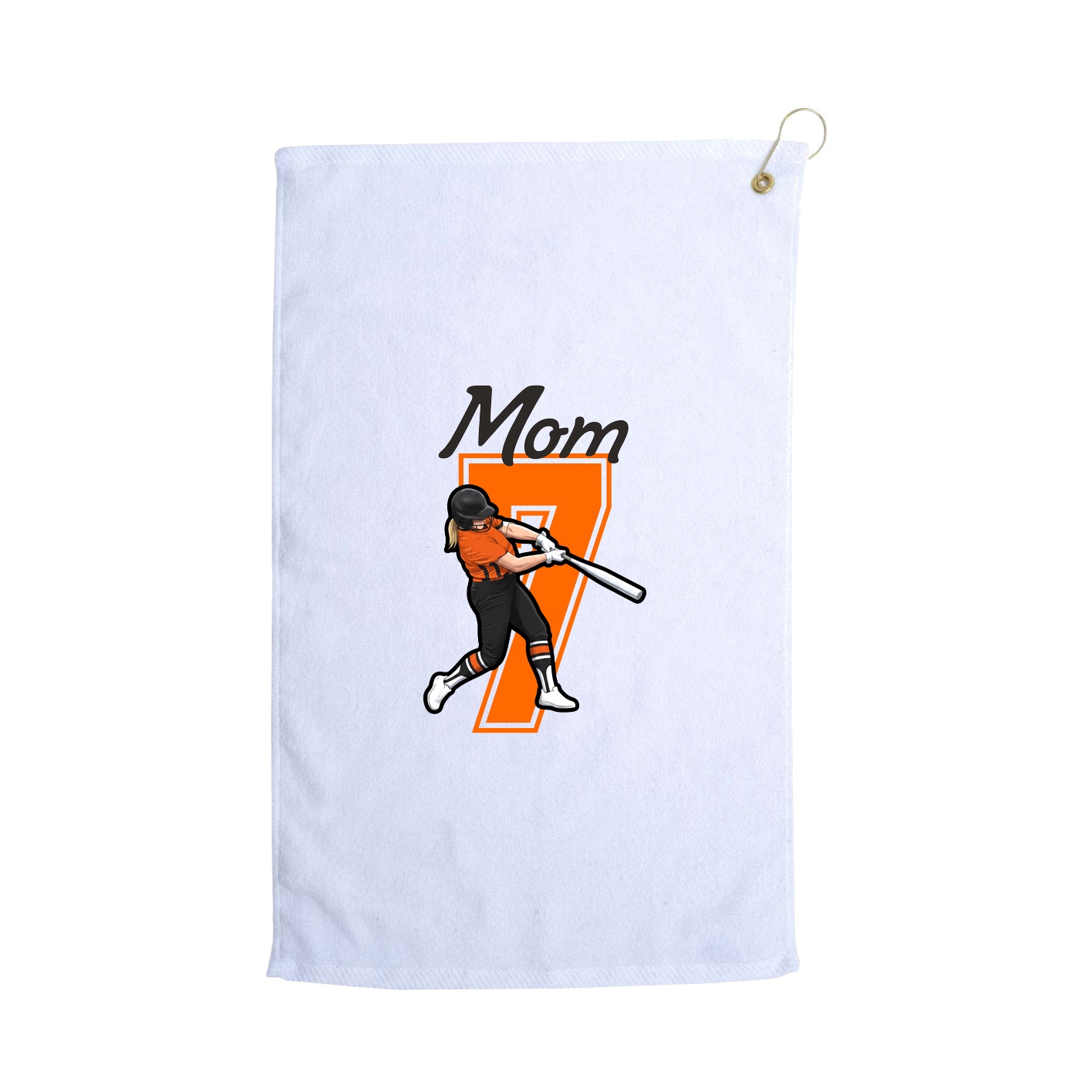Golf Towel — Mothers Day Shirsey in White