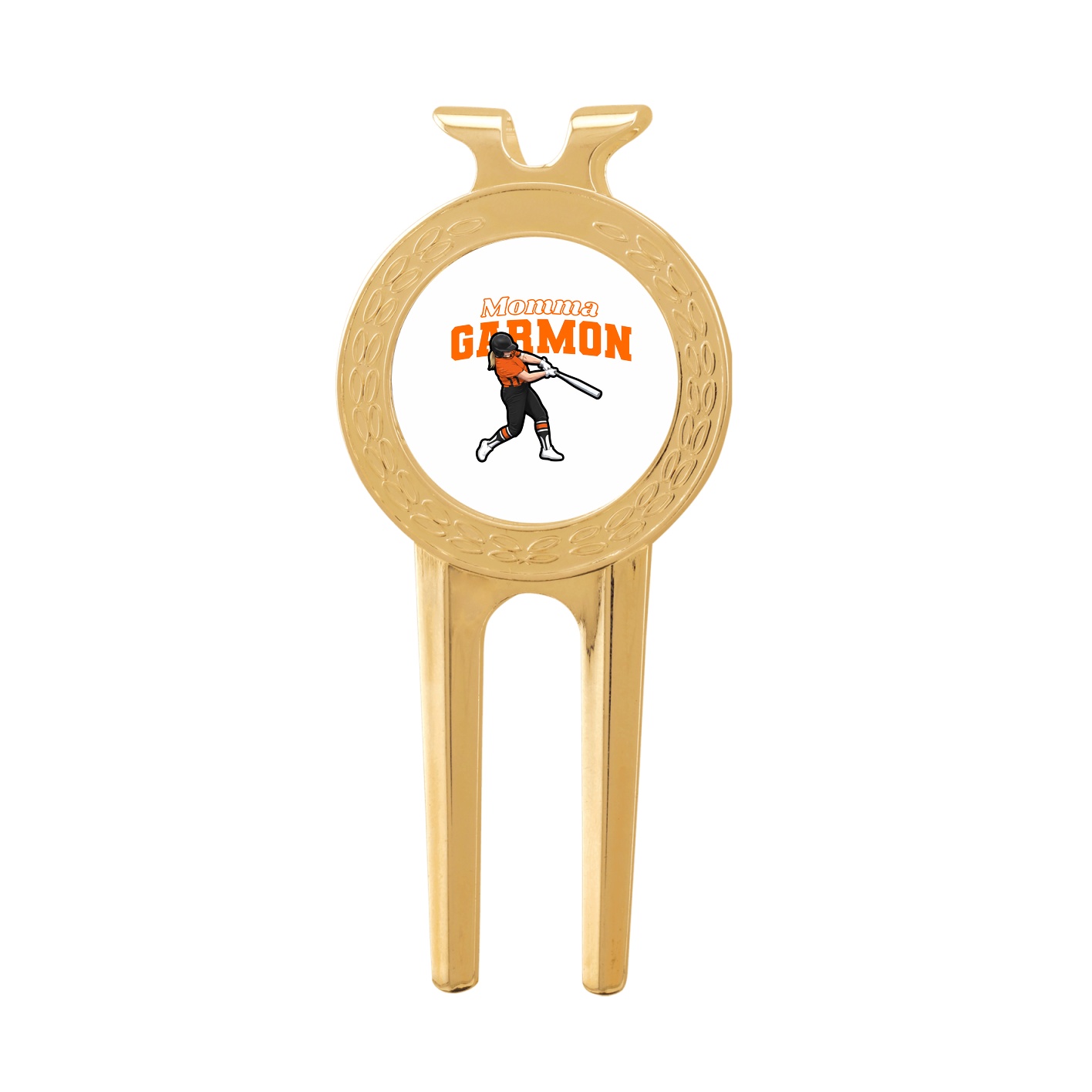 Divot Tool with Ball Marker — Mothers Day Block in Classic