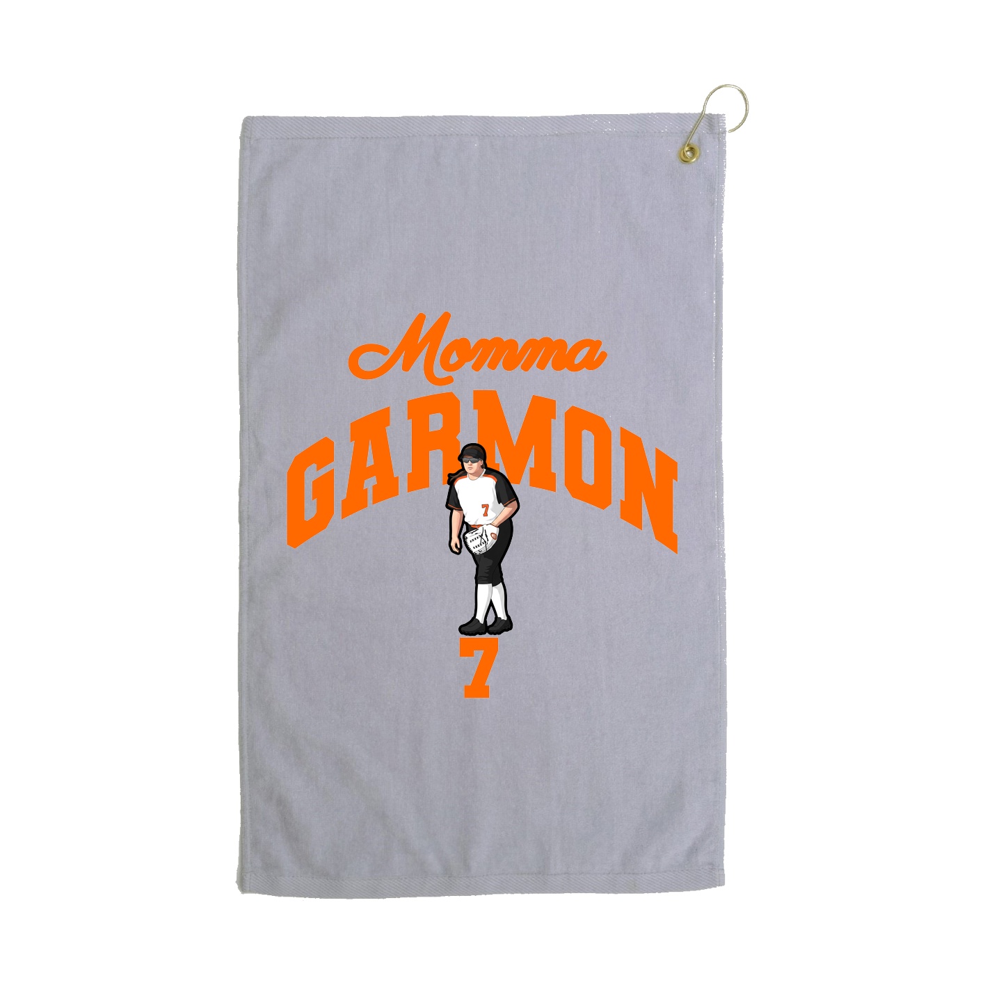 Golf Towel — Mothers Day Arch in Grey