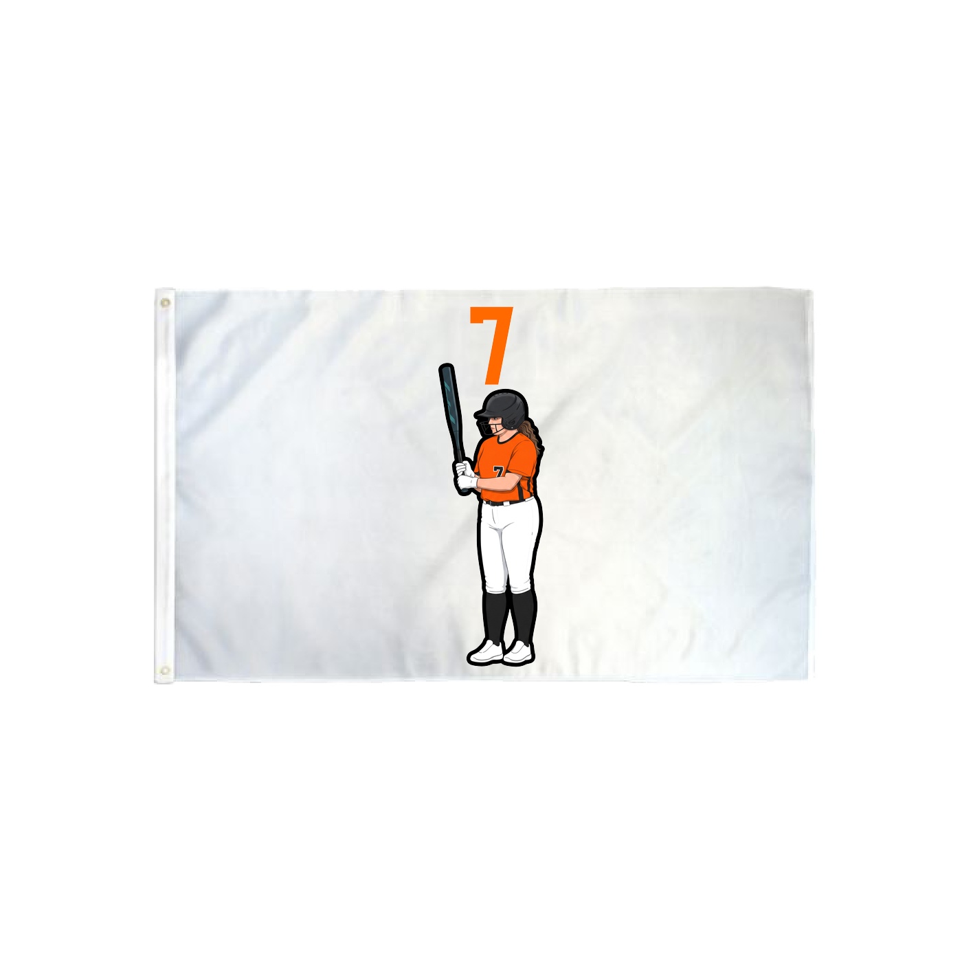 3x5 Flag — Number Top in Classic