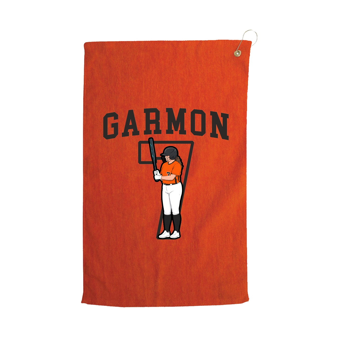 Golf Towel — Shirsey in Orange
