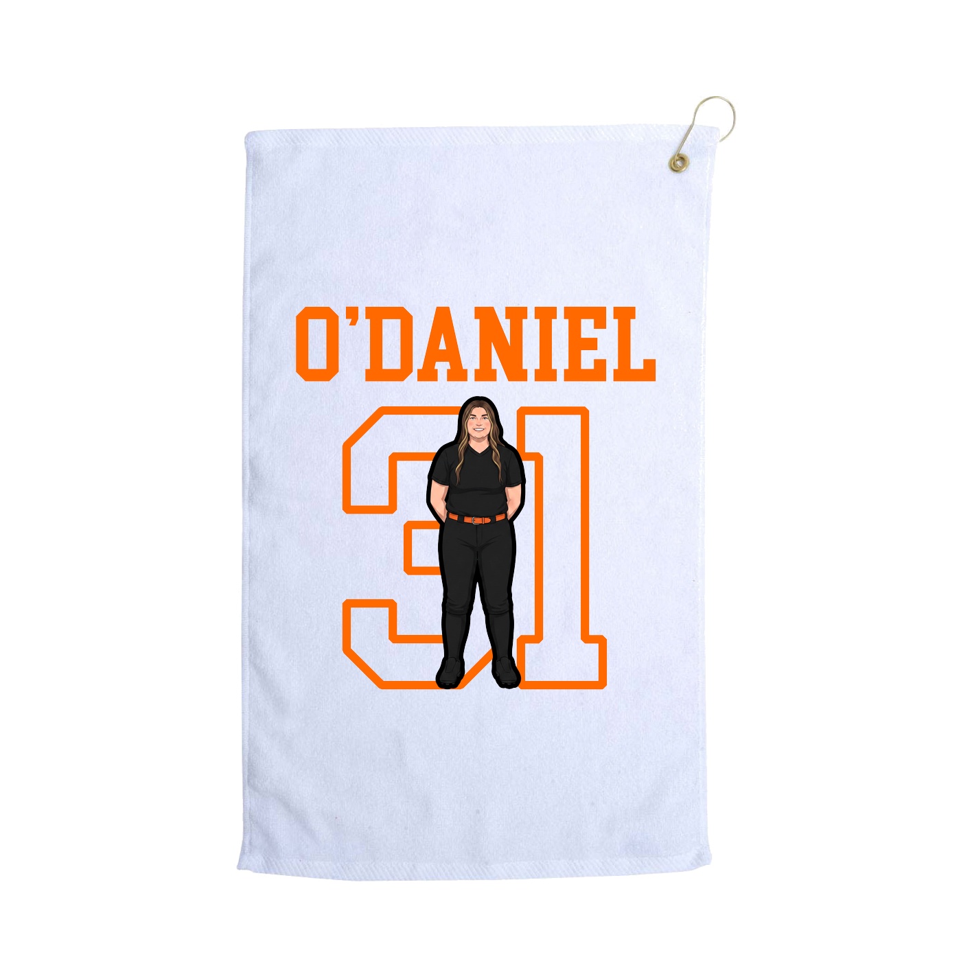 Golf Towel — Shirsey in White