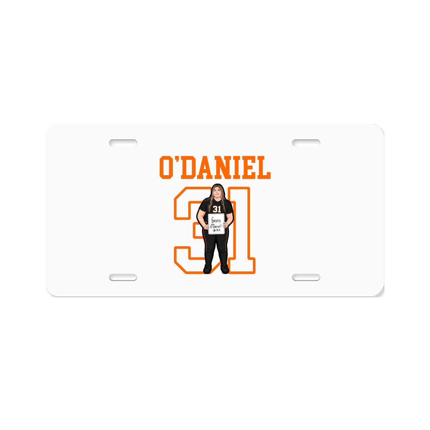 License Plate — Shirsey in Classic