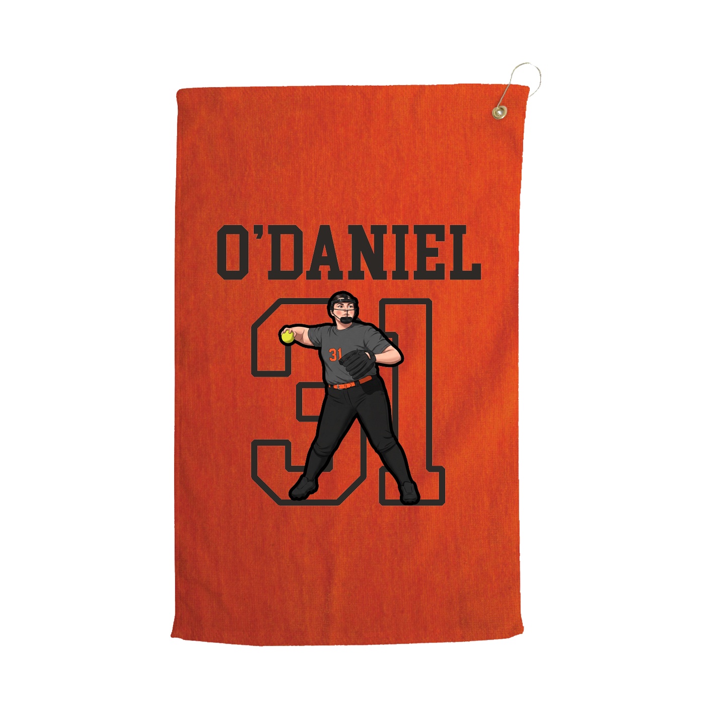 Golf Towel — Shirsey in Orange