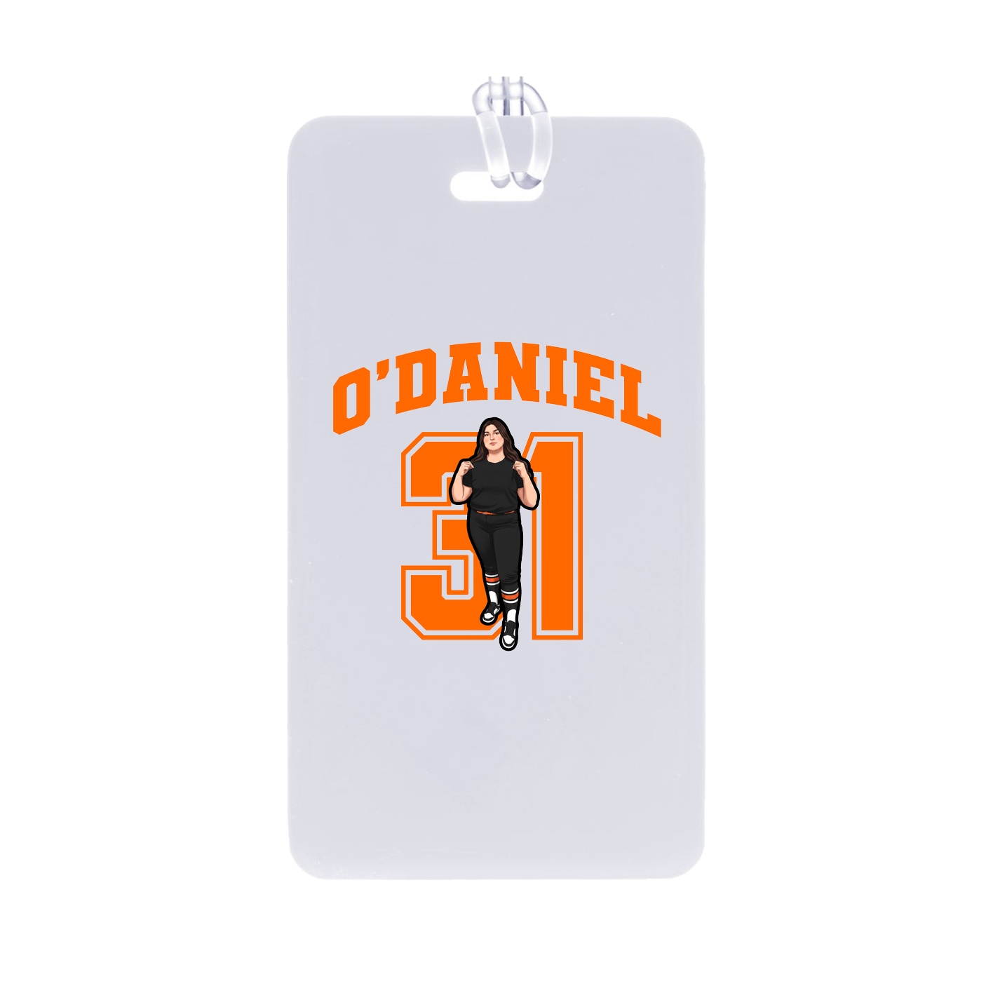 Bag Tag — Number in Classic