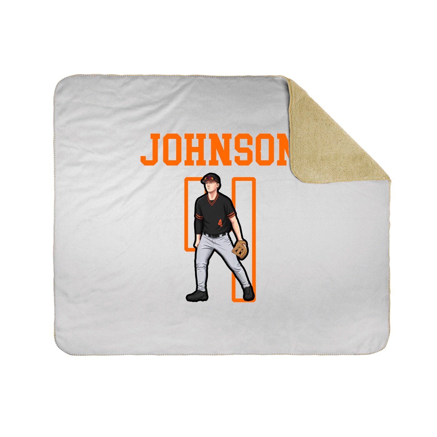 Throw Blanket — Shirsey in White