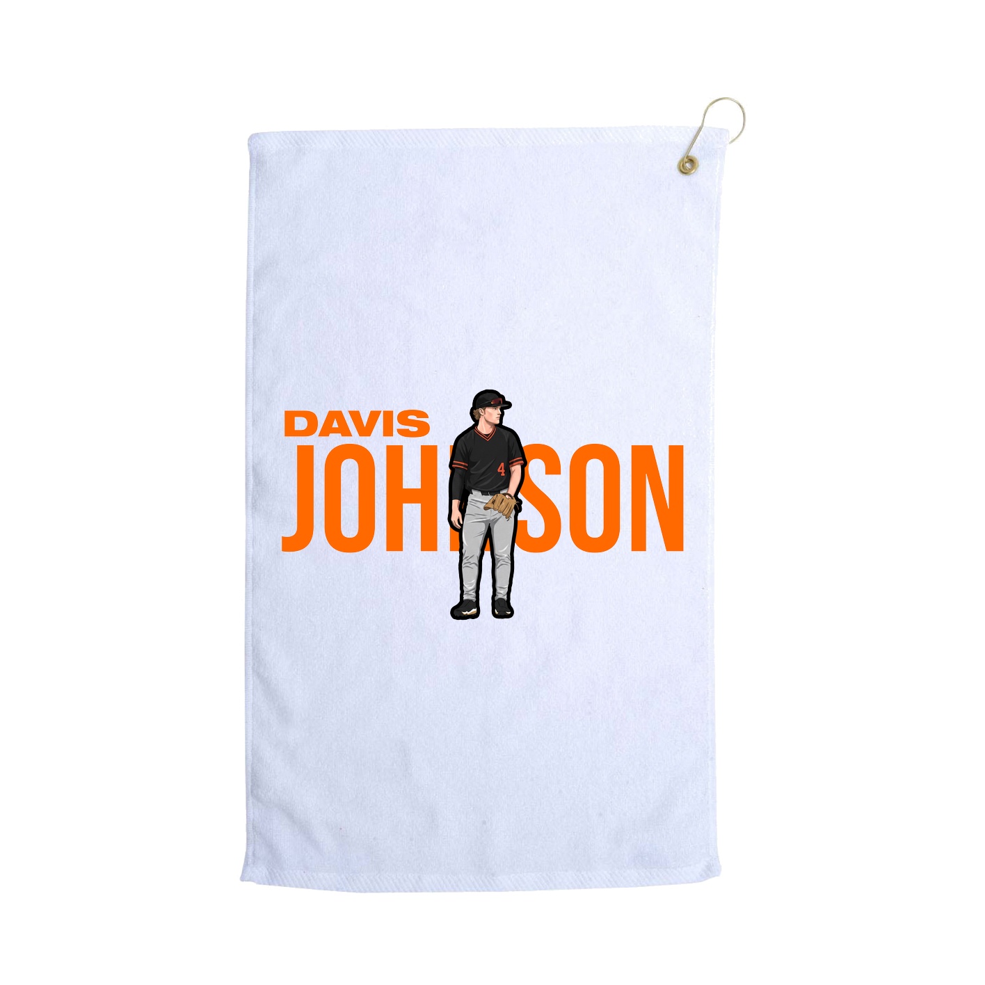 Golf Towel — Player Name in White