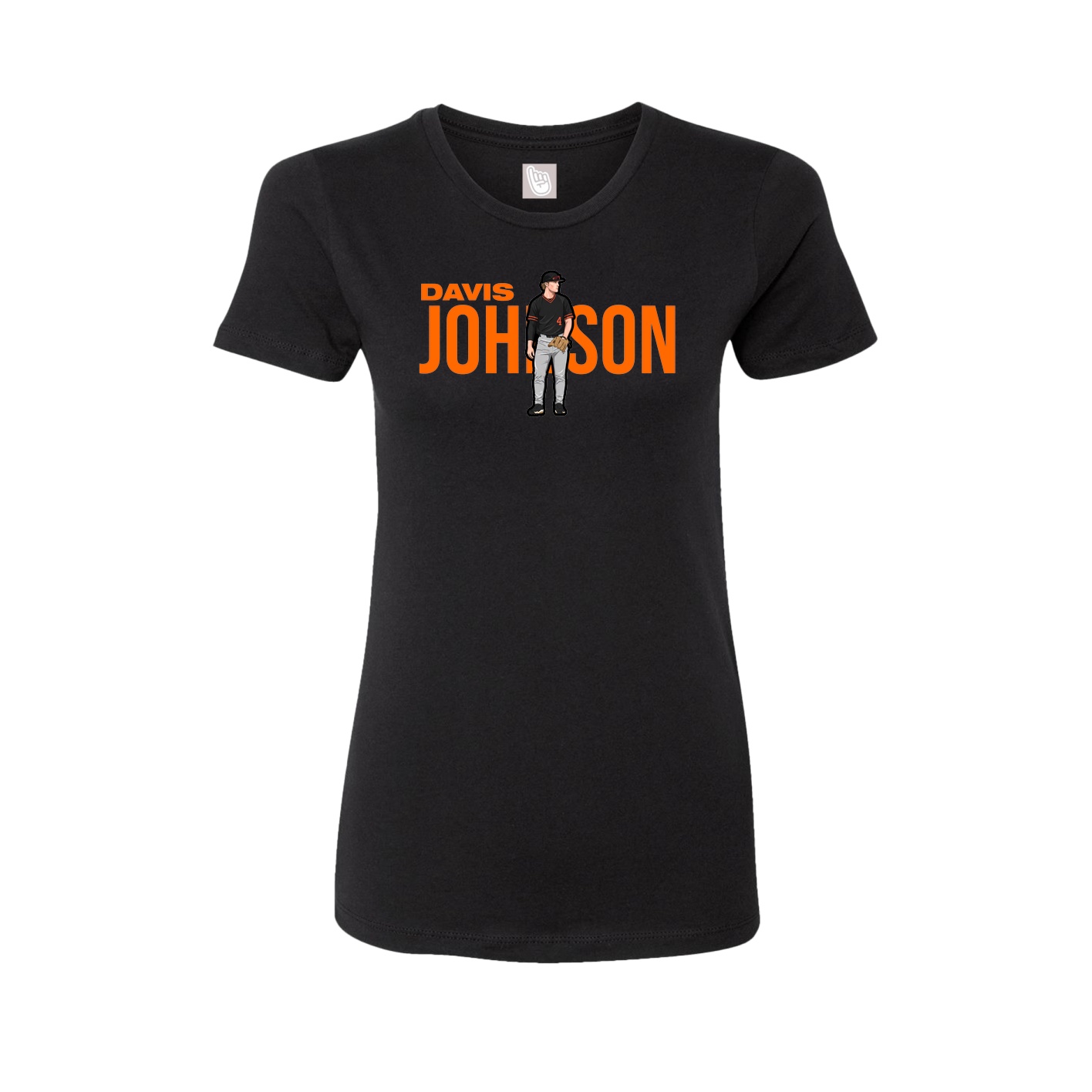 Womens Tee — Player Name in Black