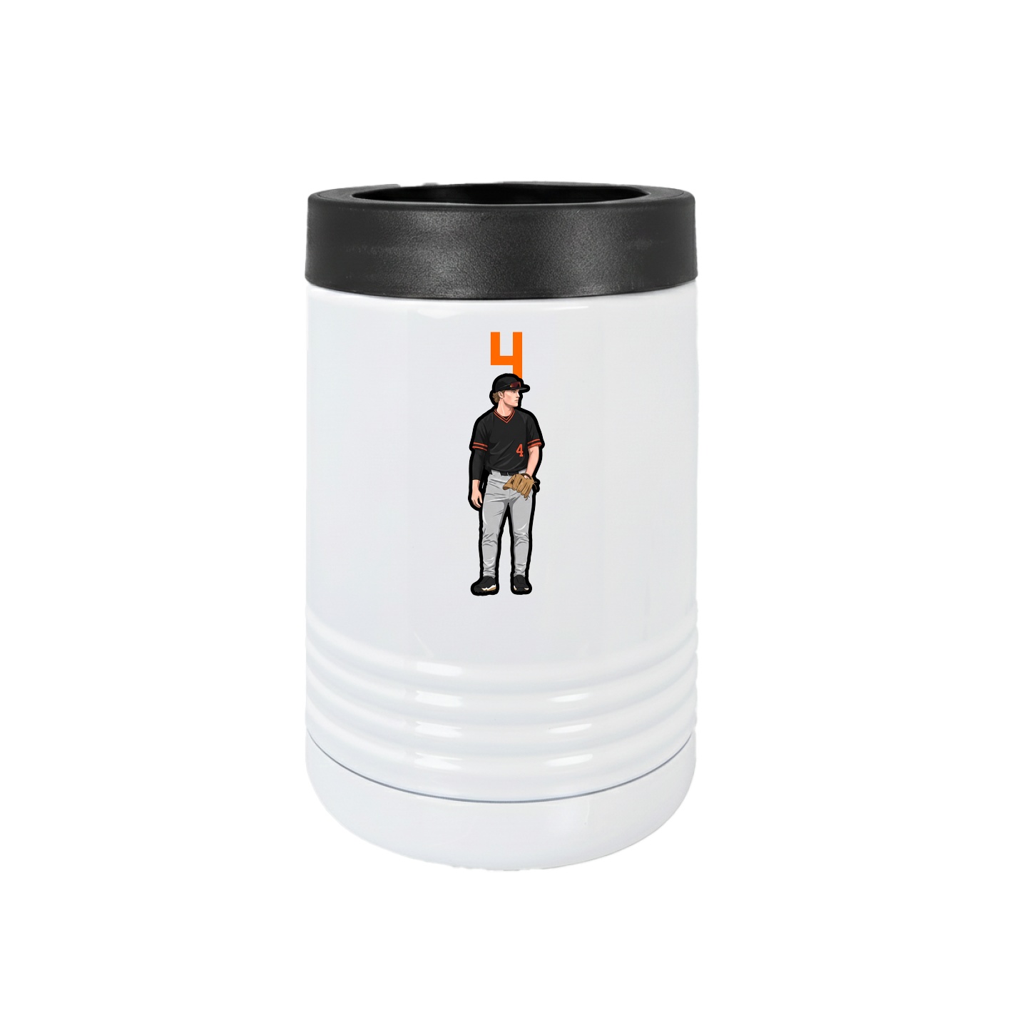 Beverage Holder — Number Top in White