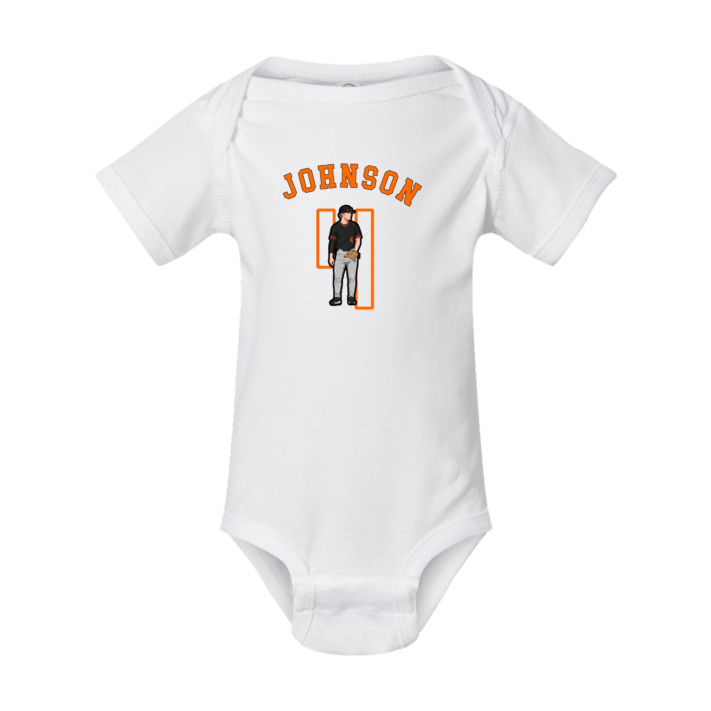 Baby Onesie — Shirsey Arch in White