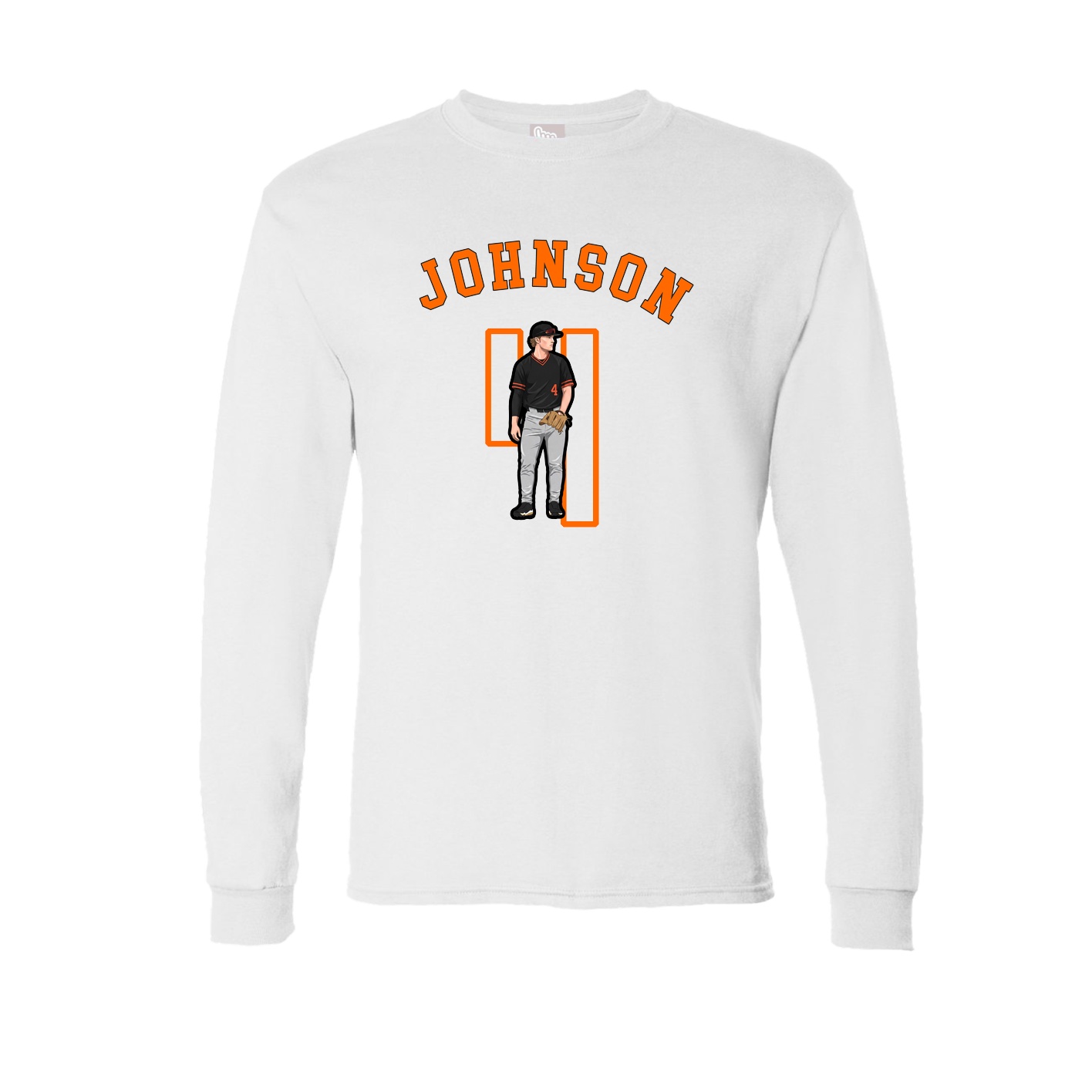 Long Sleeve Tee — Shirsey Arch in White