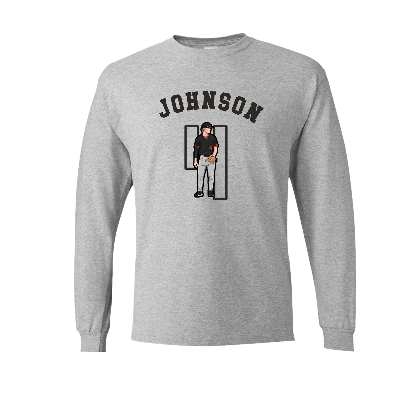 Long Sleeve Tee — Shirsey Arch in Grey