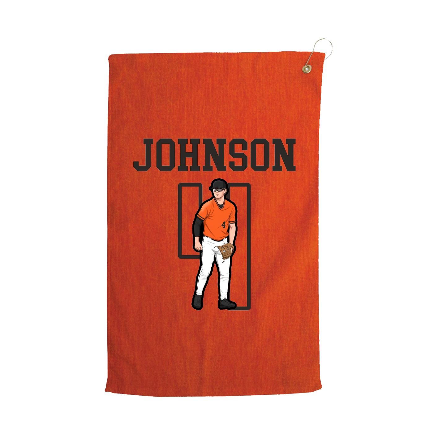 Golf Towel — Shirsey in Orange