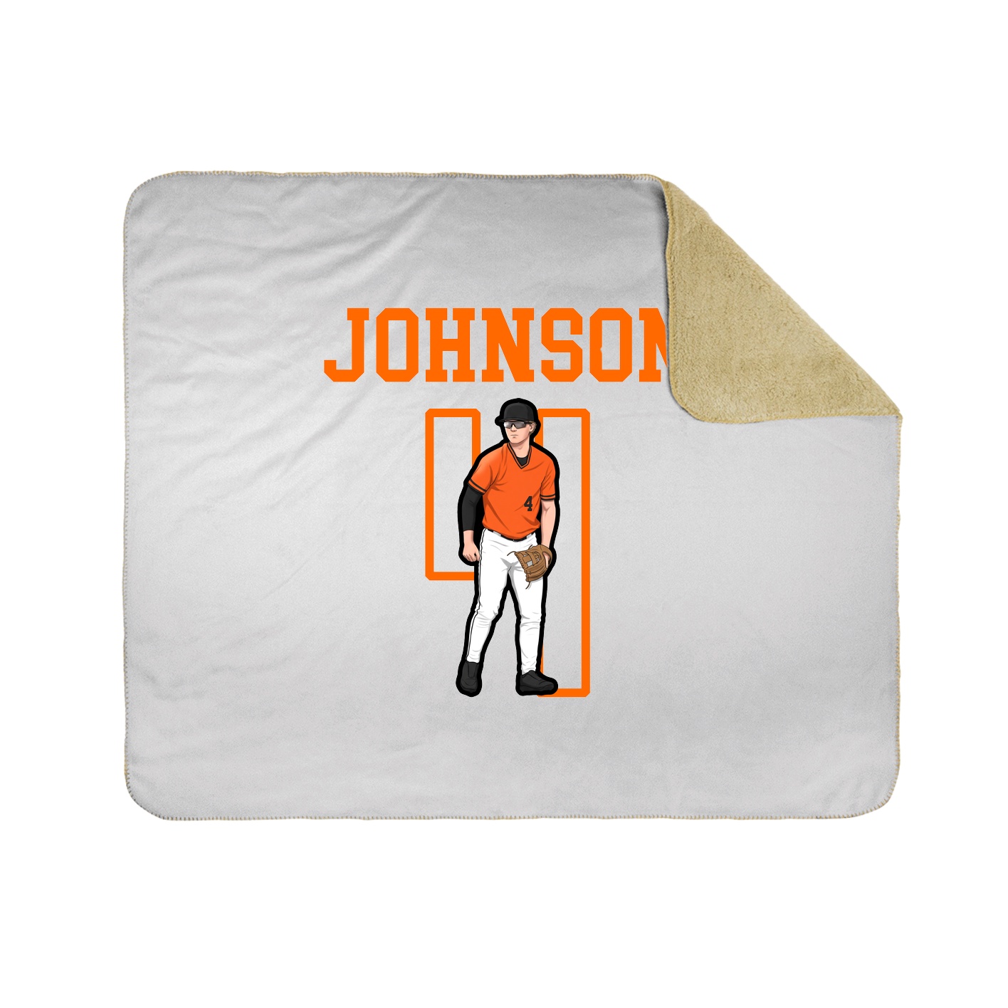 Throw Blanket — Shirsey in White