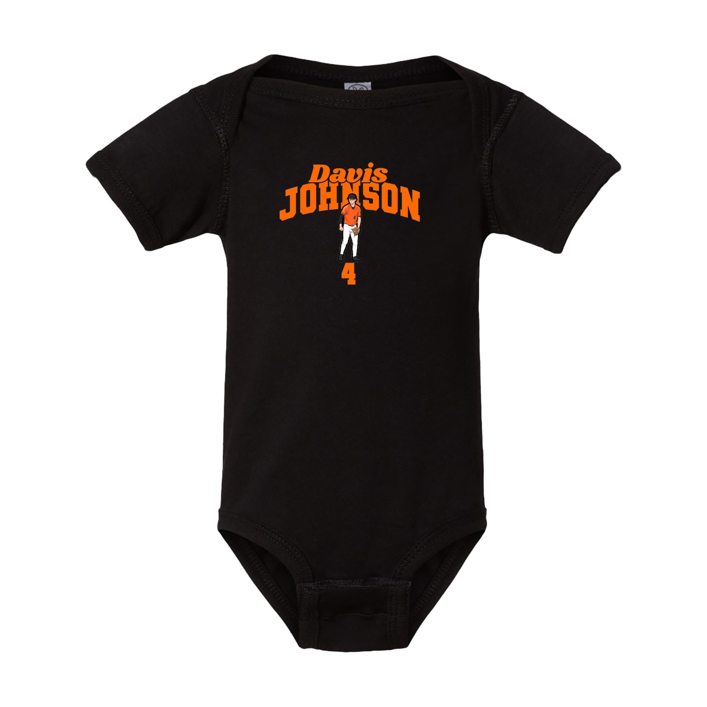 Baby Onesie — Signature Arch in Black