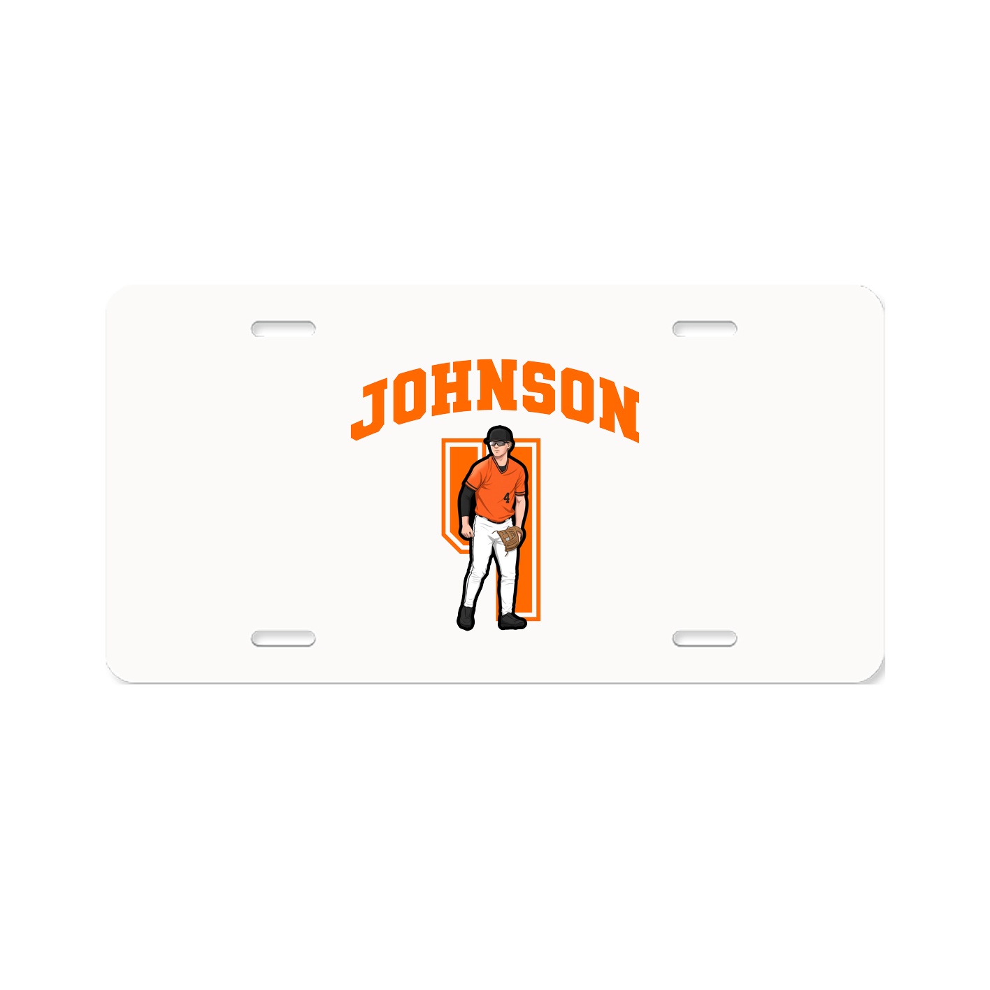 License Plate — Number in Classic