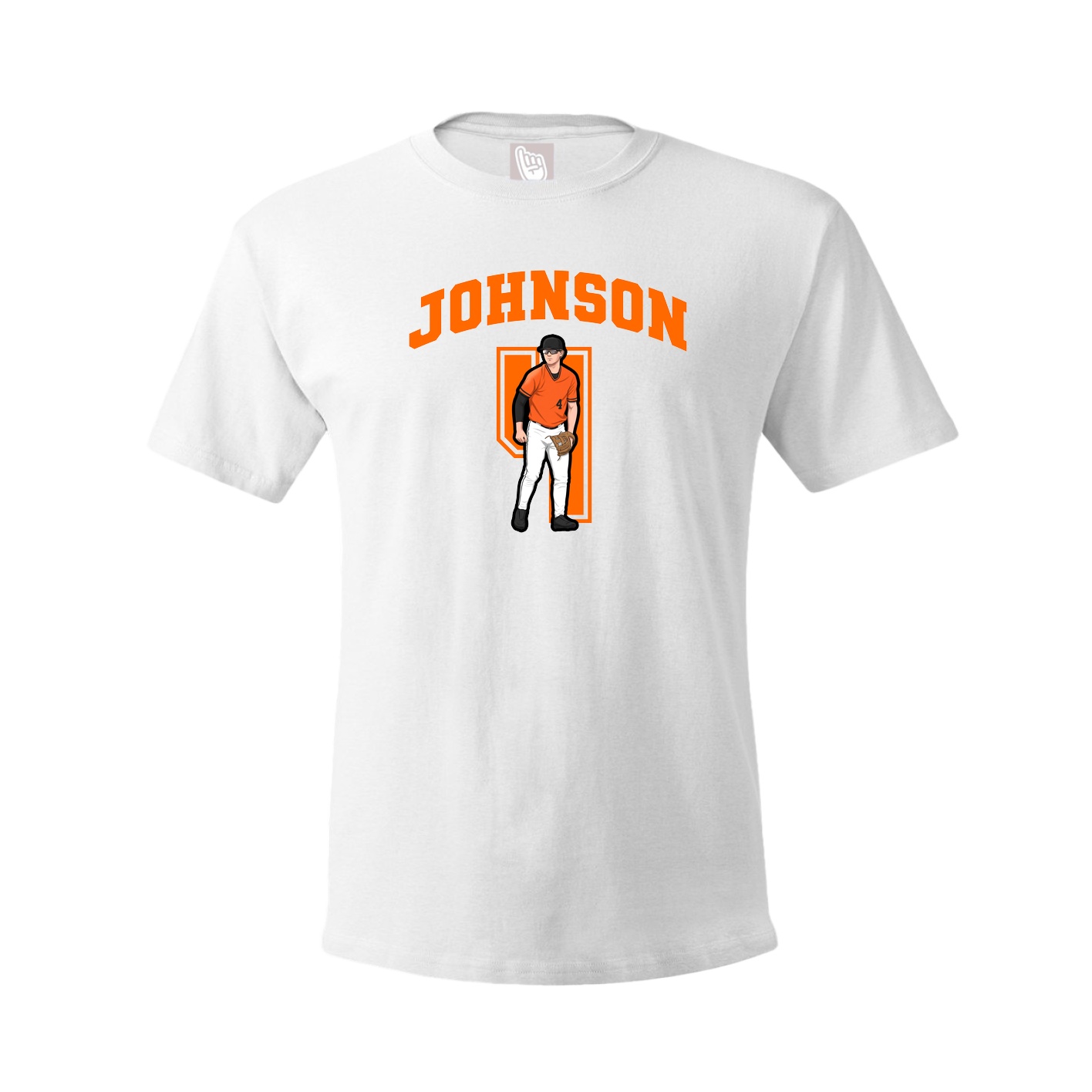 Tee — Number in White