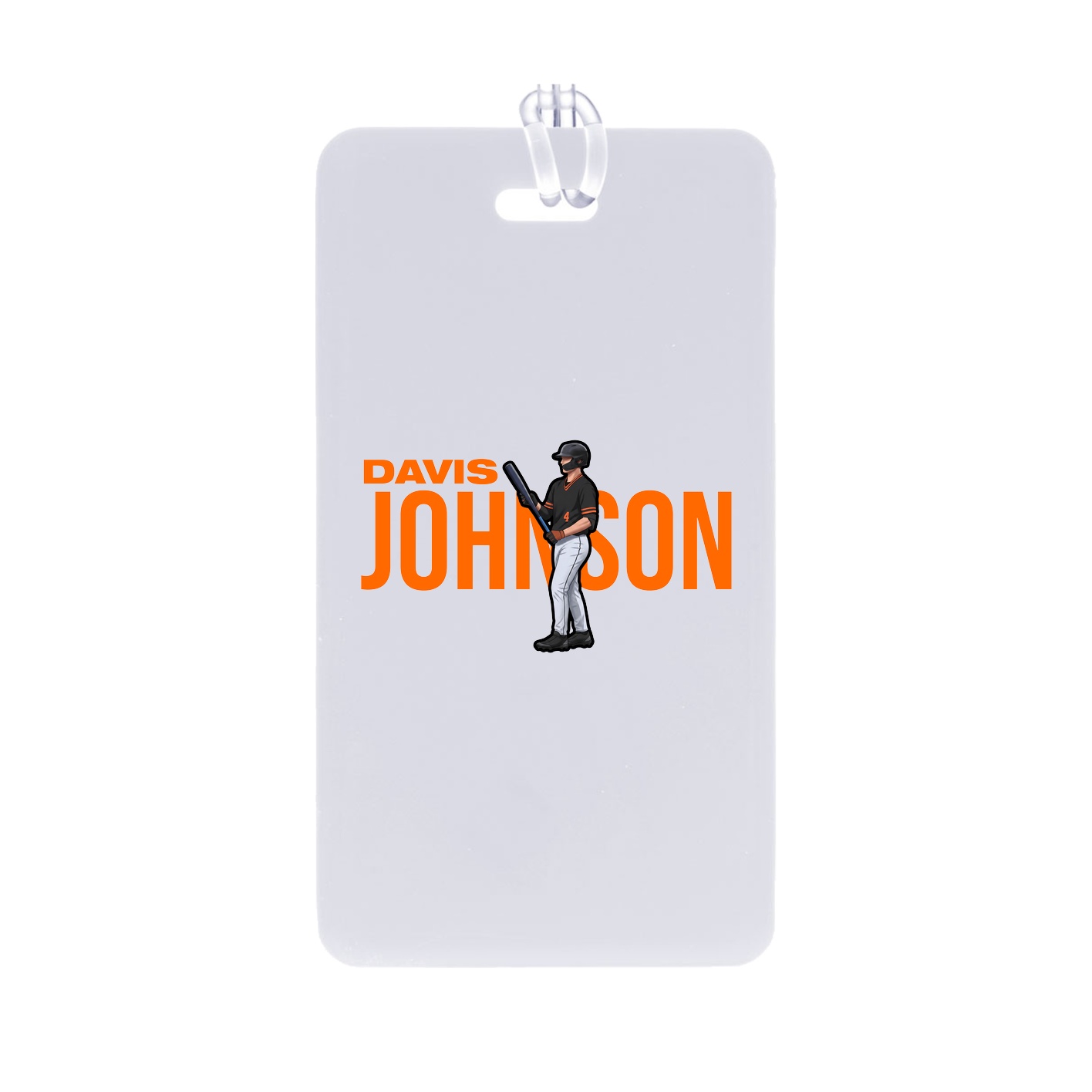 Bag Tag — Player Name in Classic