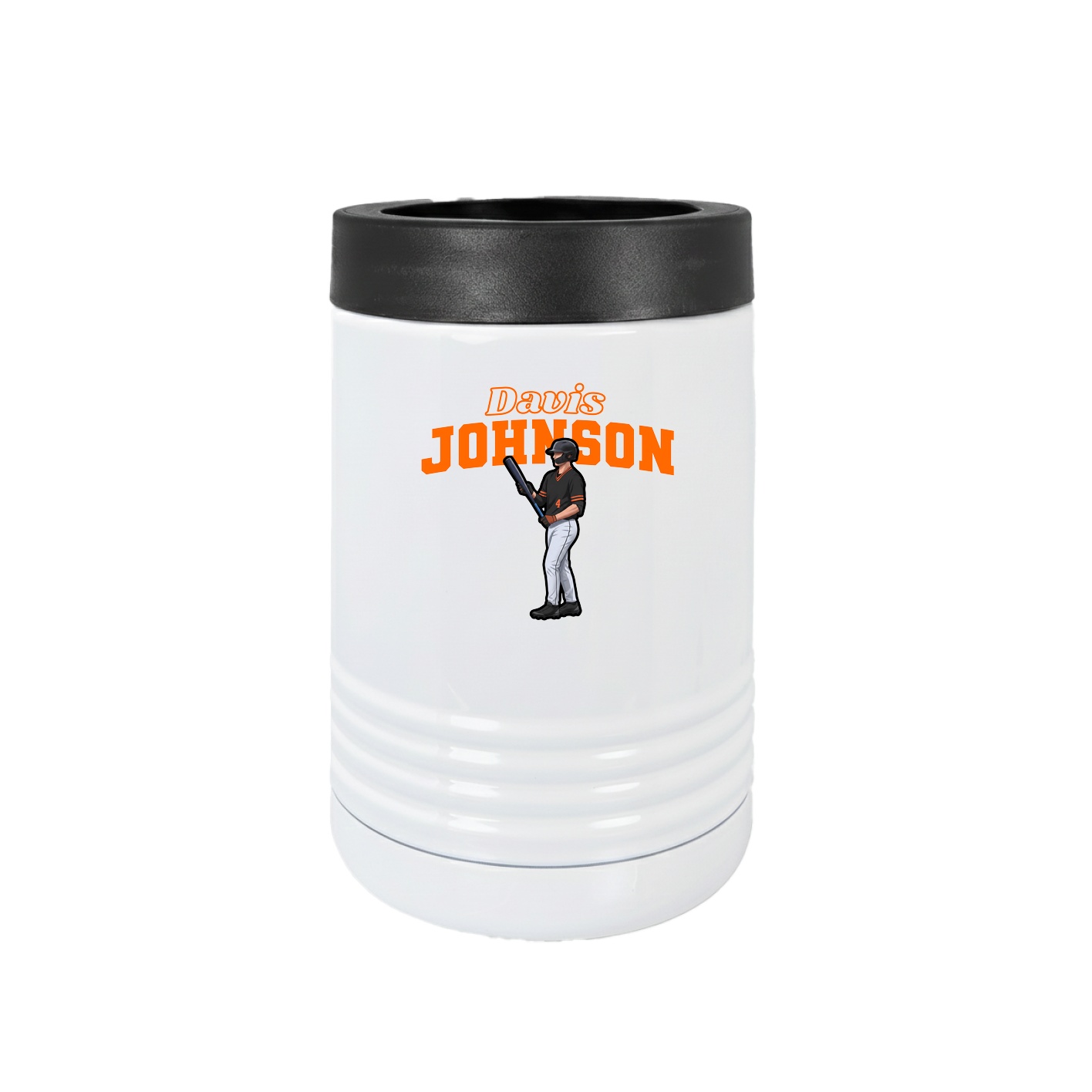 Beverage Holder — Name Arch in White