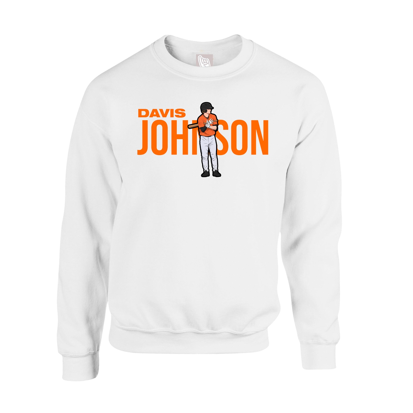 Fleece Crew — Player Name in White